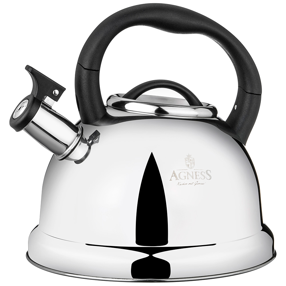 Чайник со свистком нержавеющая сталь Agness 937-033 3 л