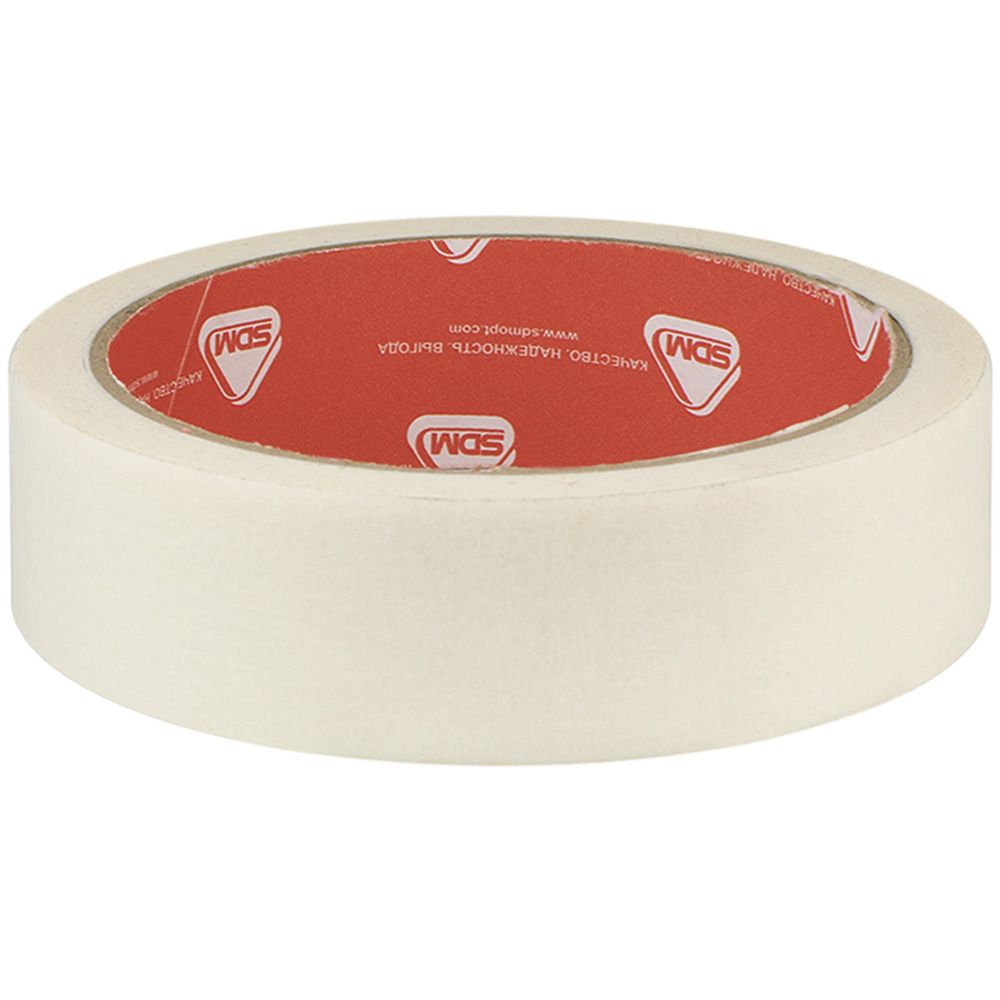 Крепп/лента клейкая малярная 25мм х 25м