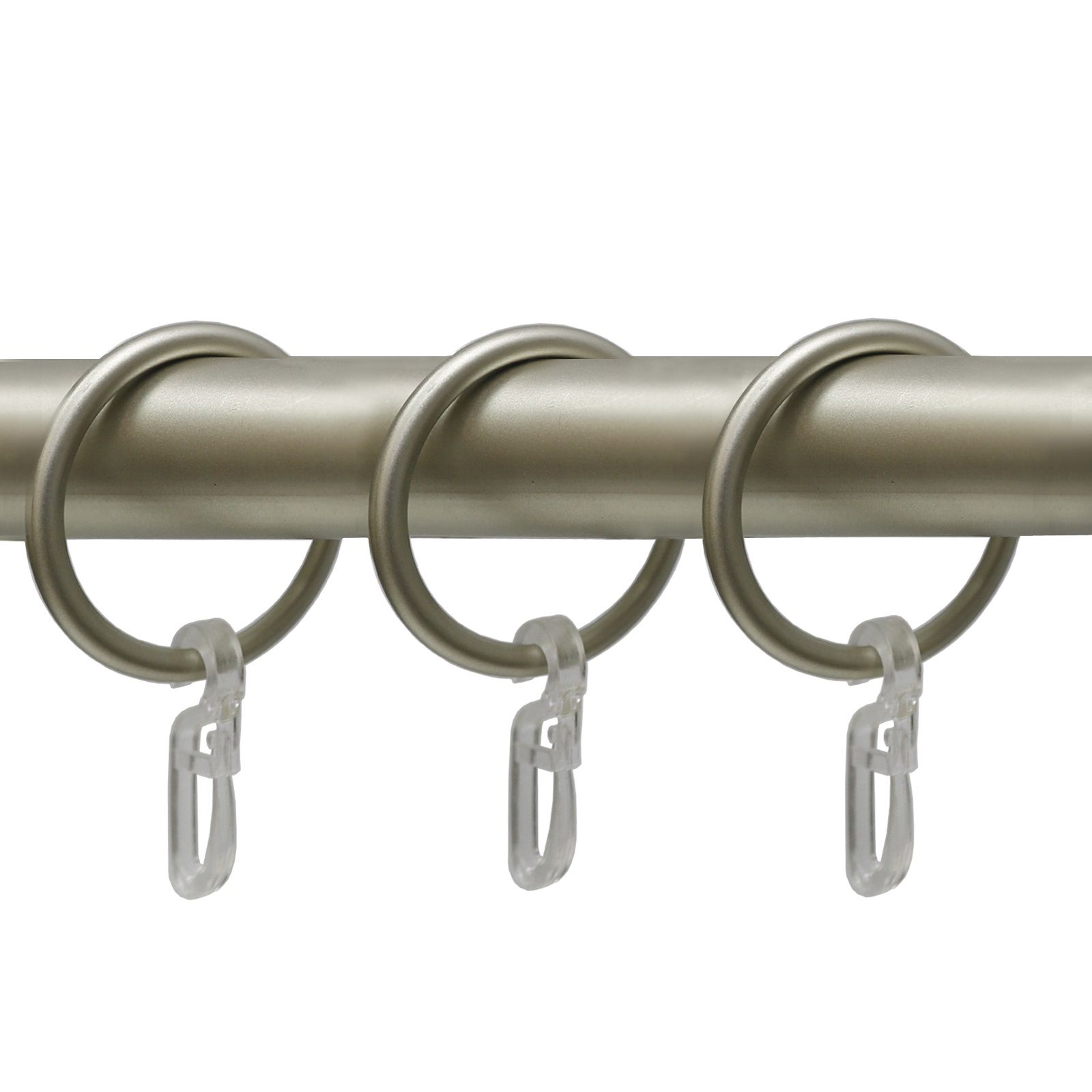 Карниз настенный раздвижной двухрядный d16/19 мм 160-320 см Орех матовый никель