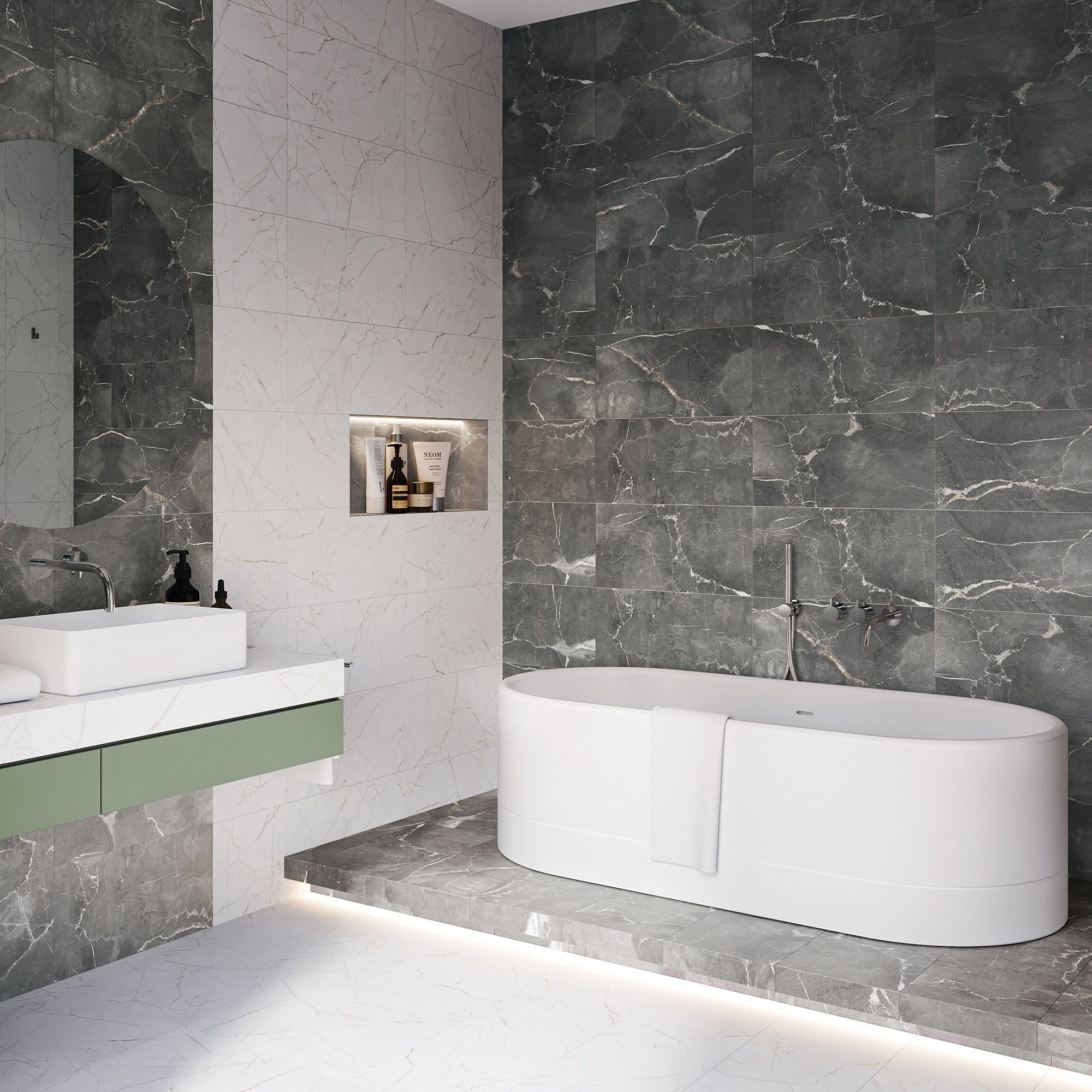 Керамогранит Global Tile Antares_GT GT224VG 30x60 см темно-серый 1,62 м2