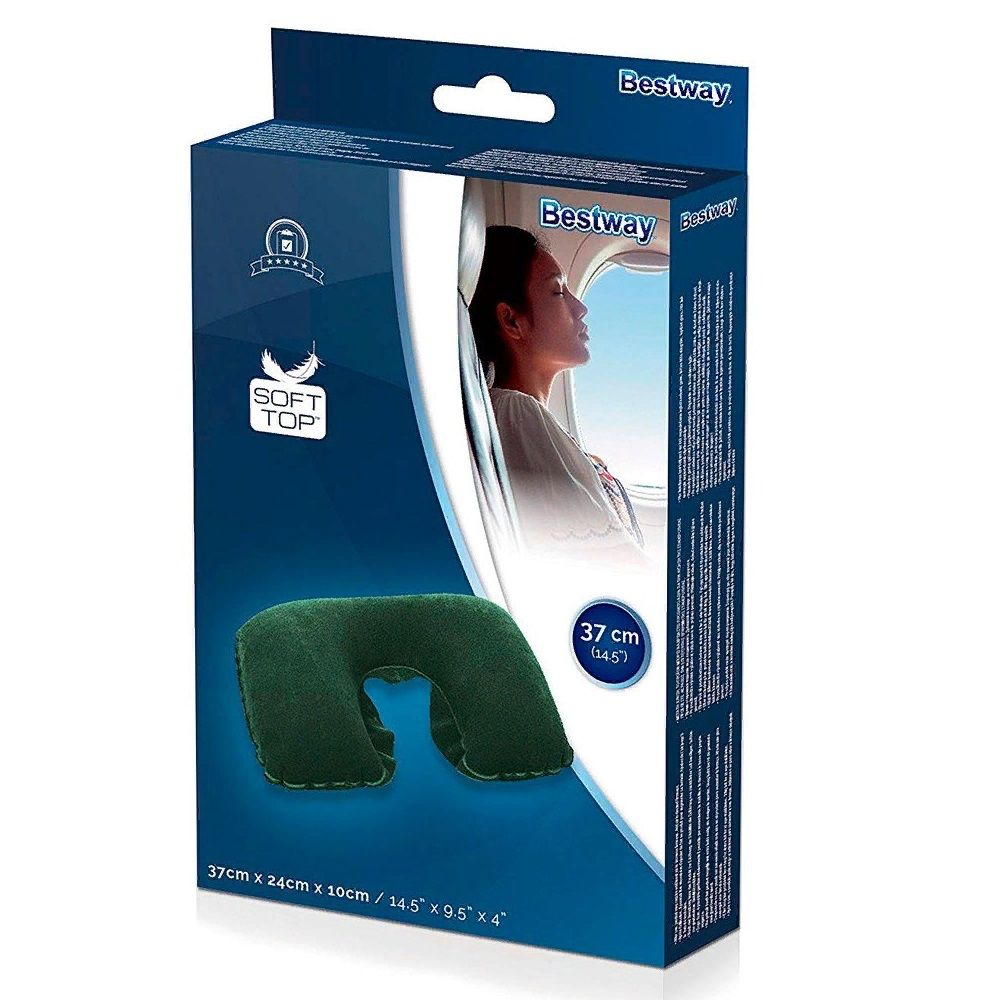 Подушка надувная для шеи 37х24х10 см Bestway Neck Rest 67006