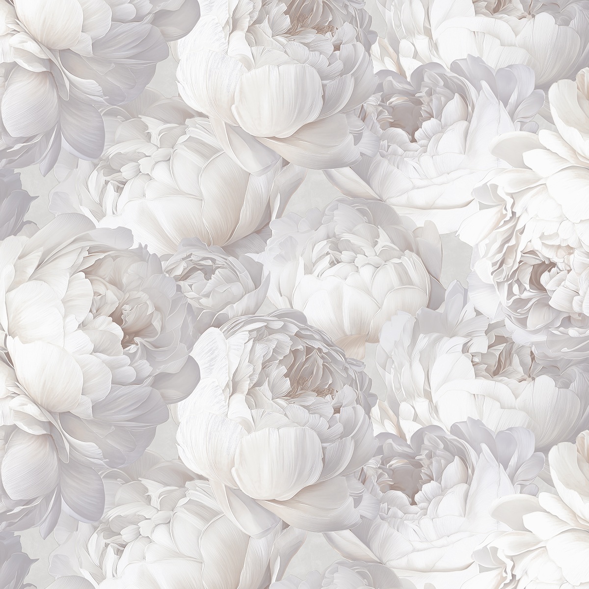 Обои Victoria Stenova Peony 585332 бежевые цветы крупные 1,06х10 м