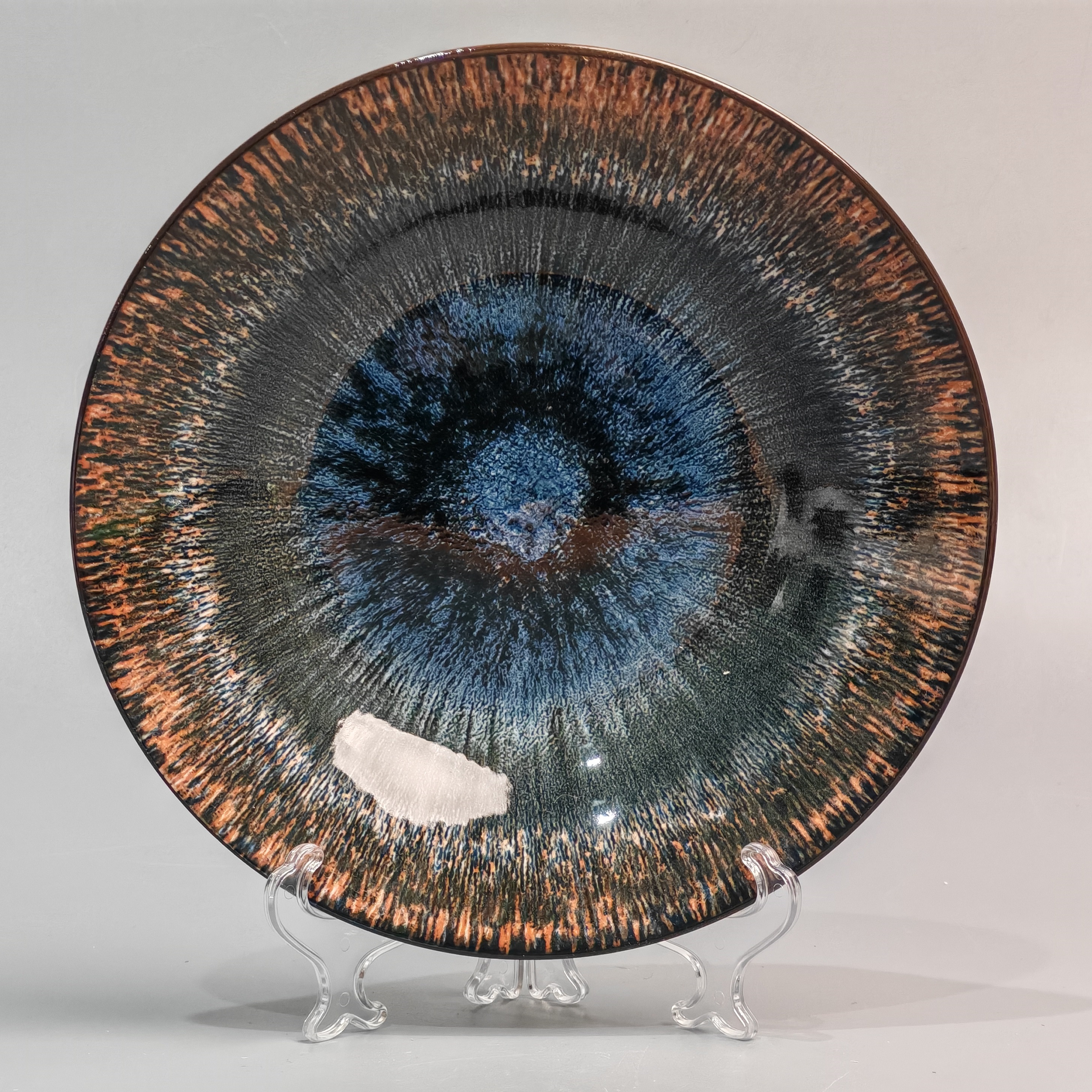 Тарелка глубокая 20х3,5 см керамика 2025-1653