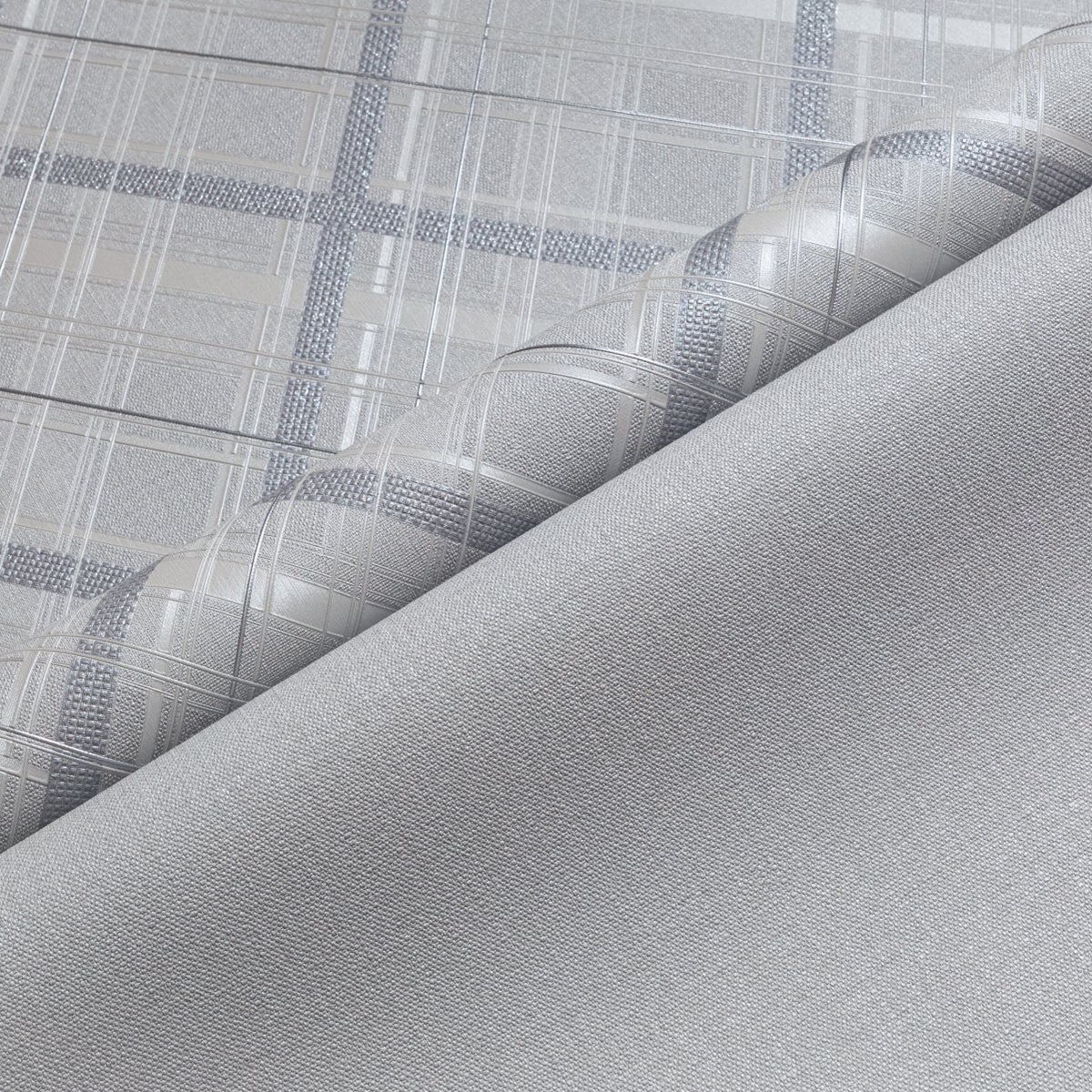 Обои Palitra Family Malma 72512-41FM серые рогожка 1,06х10 м