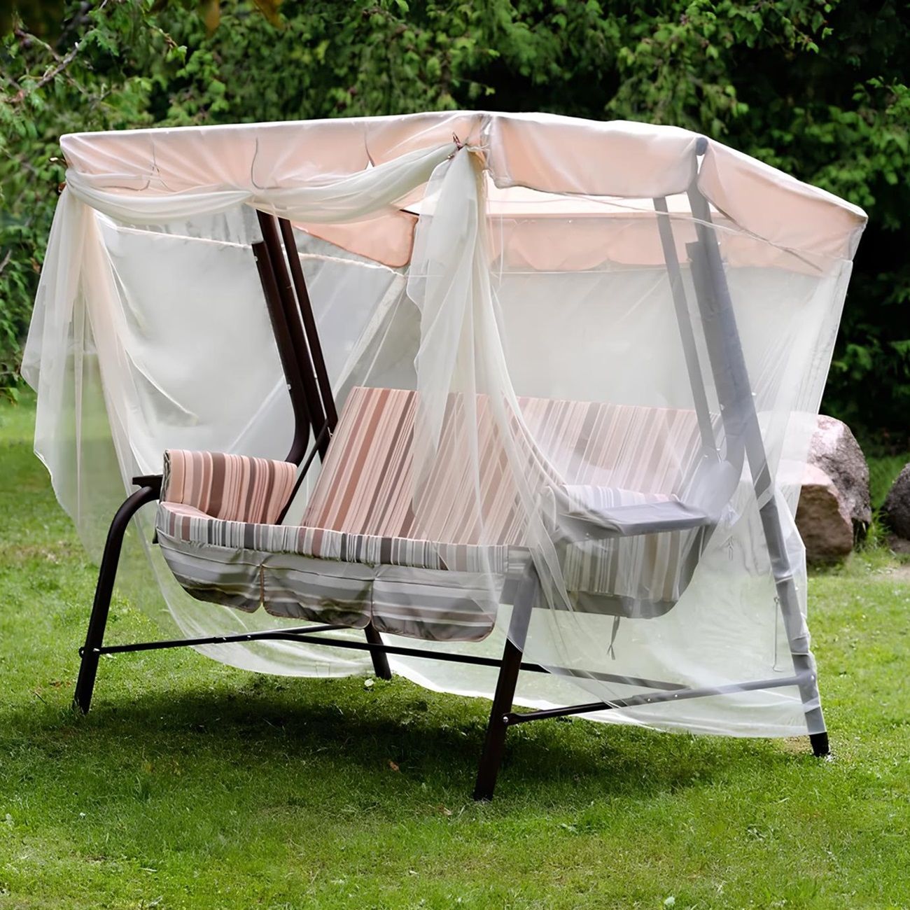 Качели садовые Сиена с 1472/82/1 2210х1350х1740 мм до 320 кг