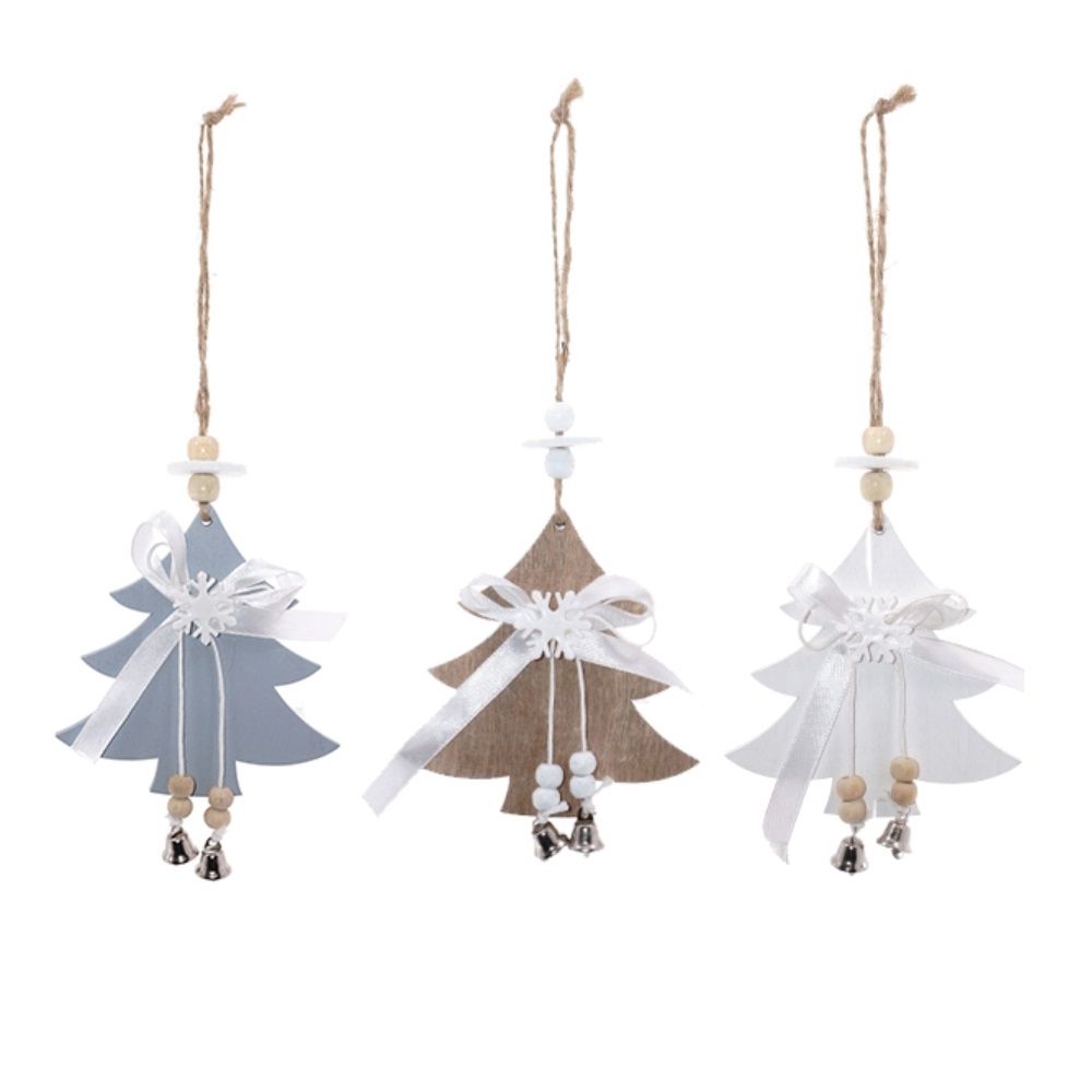 Украшение новогоднее Елка L9 W1,5 H12 см 3 вида