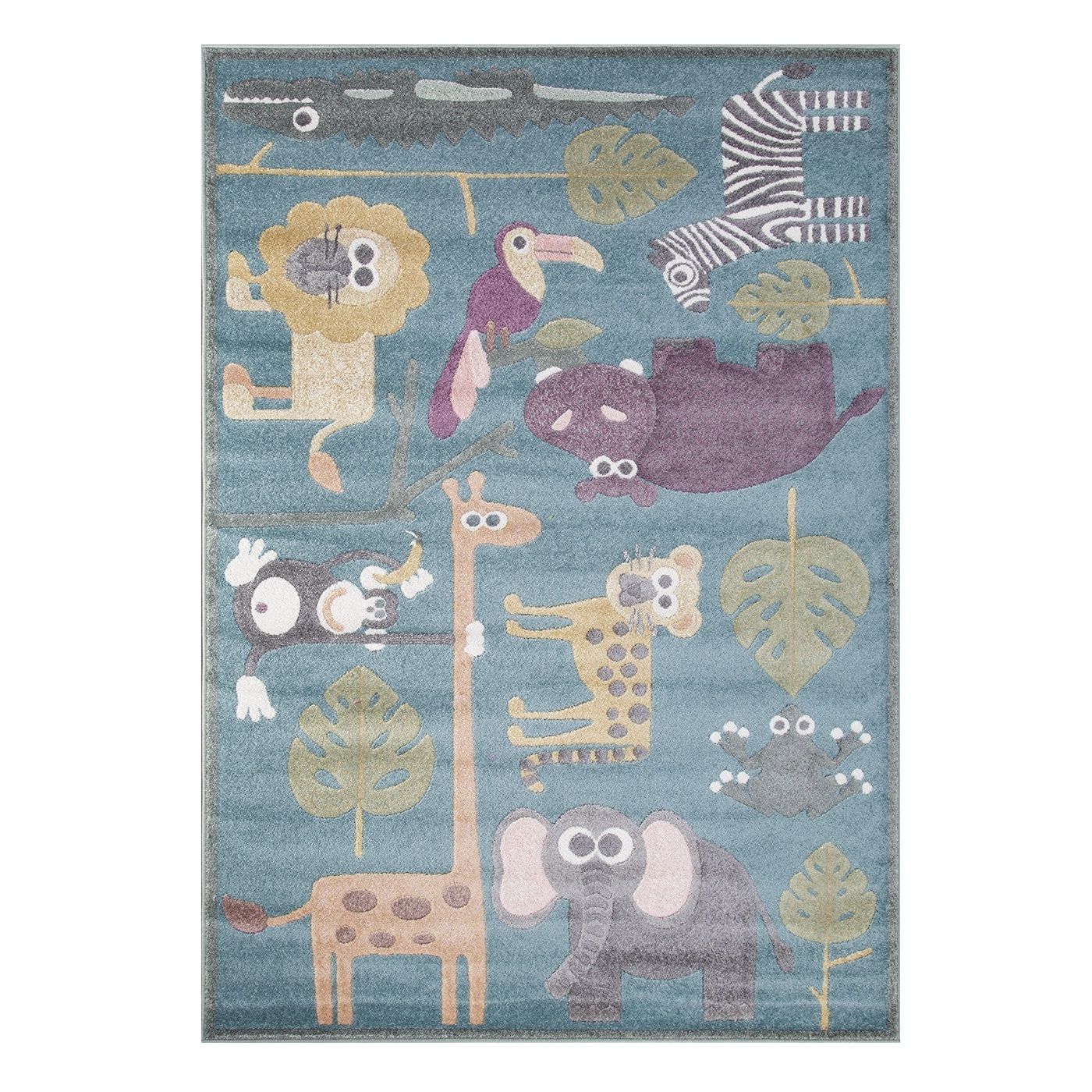 Ковер детский Sofit Merinos C043 1,2х1,8 м светло-синий