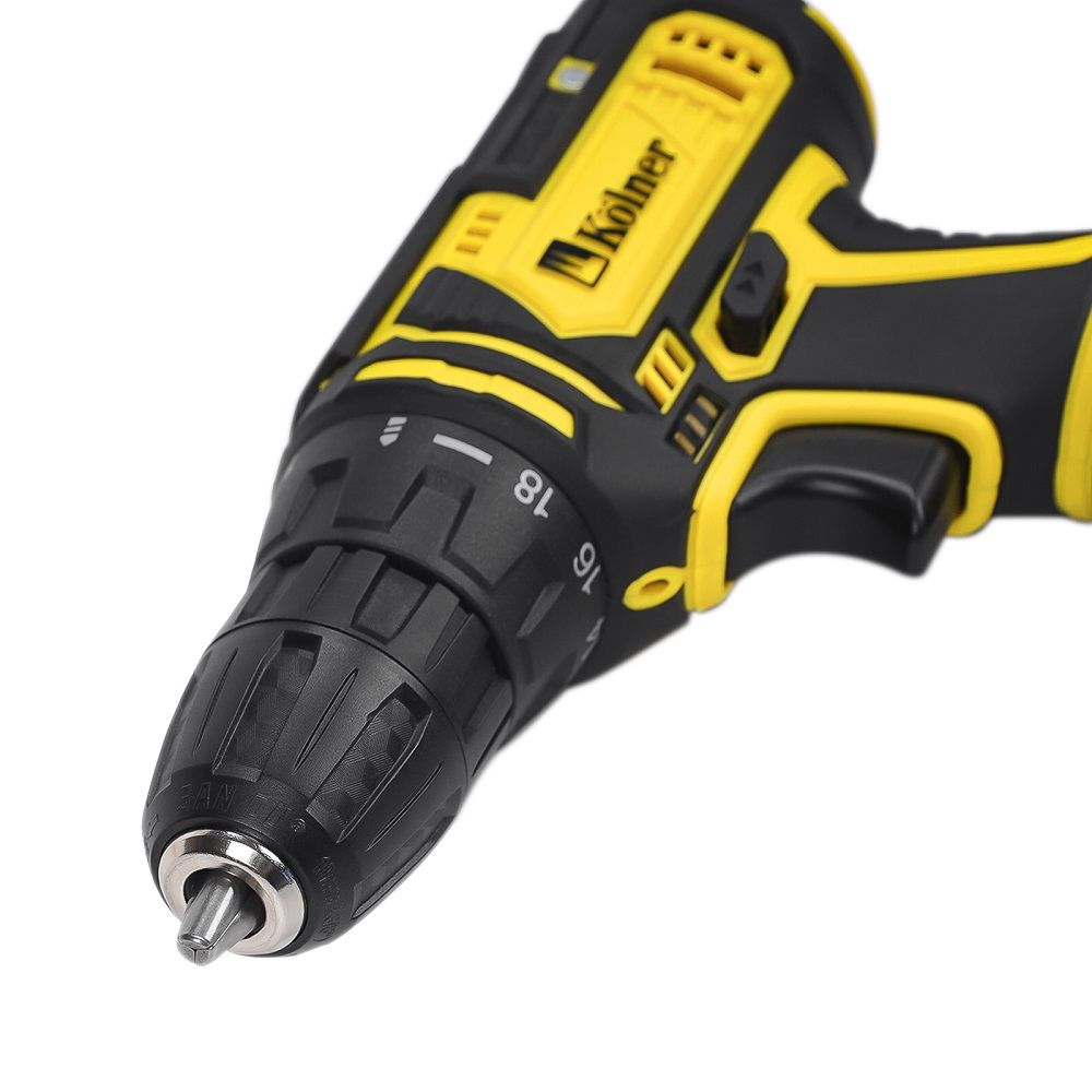 Дрель-шуруповерт аккумуляторная Kolner KCD 12LM 12В 1,5Ач 17 Нм