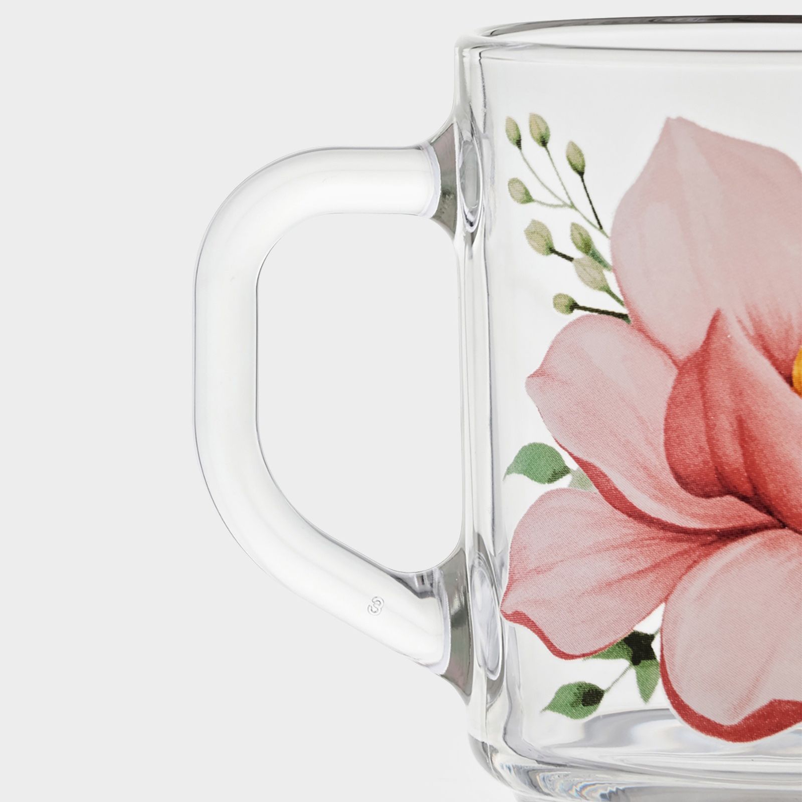 Кружка стеклянная 200 мл Green tea Нежность