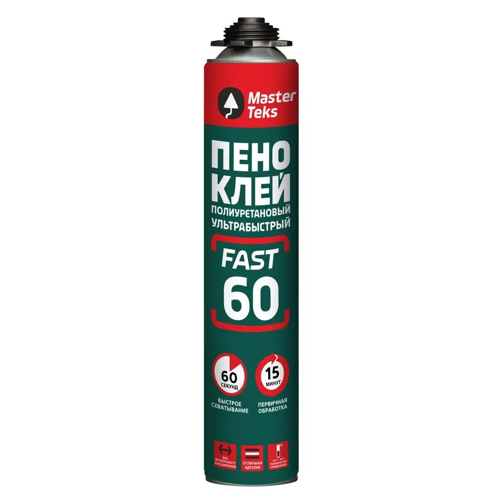 Клей-пена профессиональная MasterTeks 750 мл