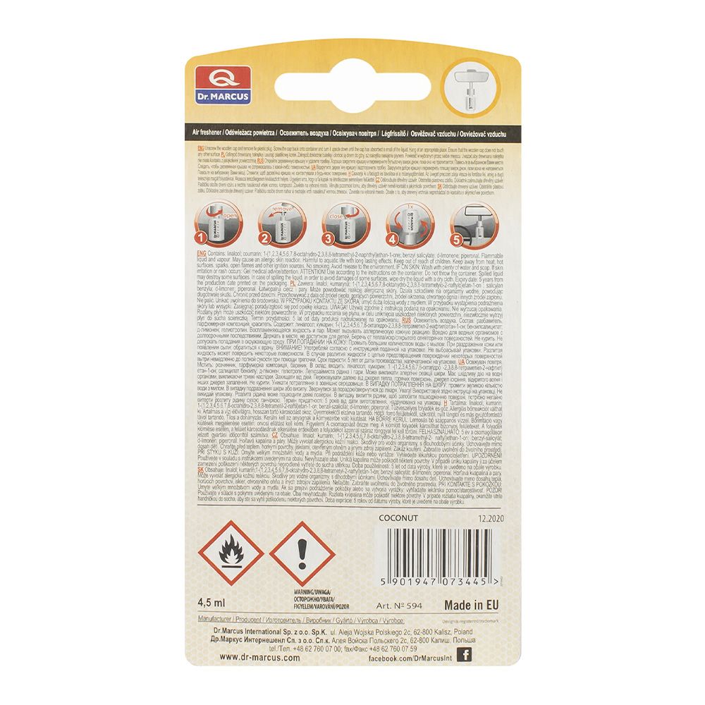 ОСВЕЖИТЕЛЬ воздуха "Dr.Marcus" с дерев. крышк