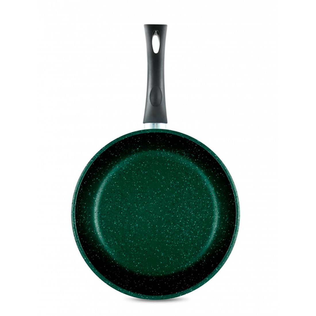 Сковорода Каменная Балтик грин несъемная ручка 26 см