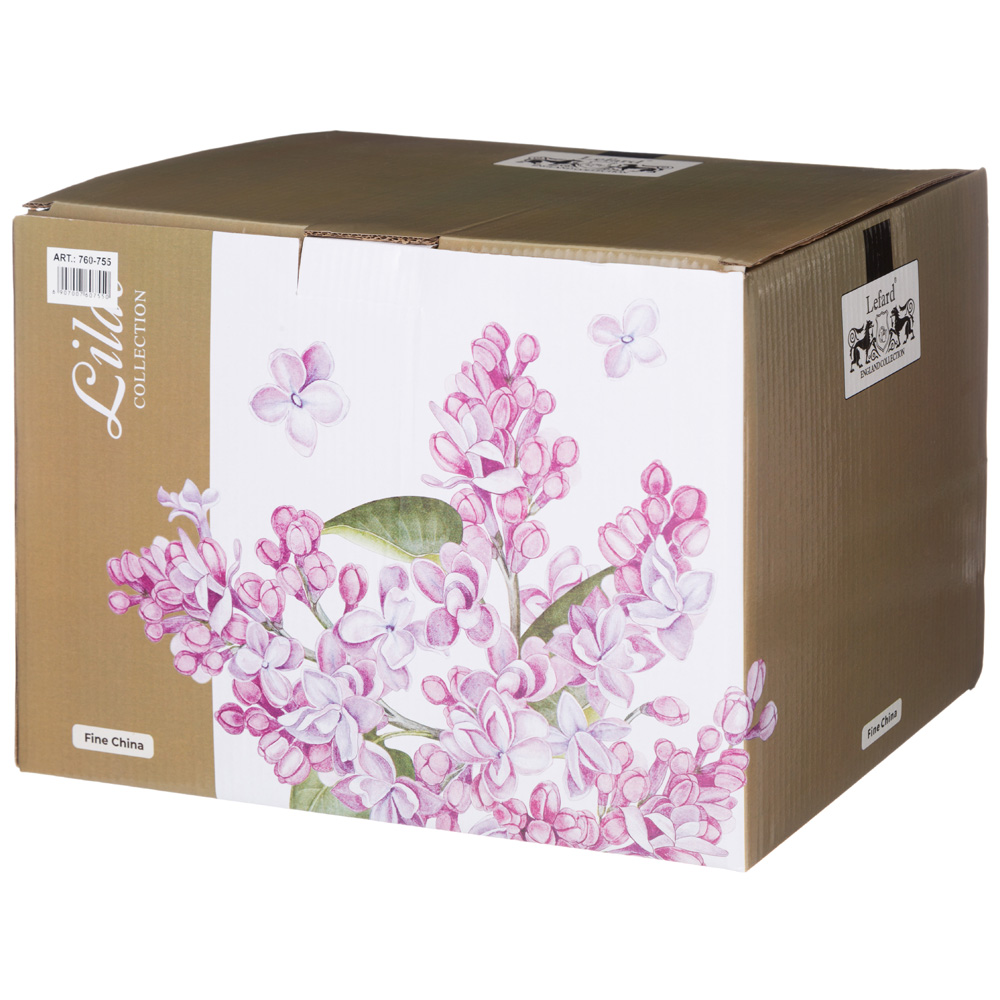 Сервиз чайный Lefard Lilac на 6 персон 14 предметов 800/300/250 мл фарфор