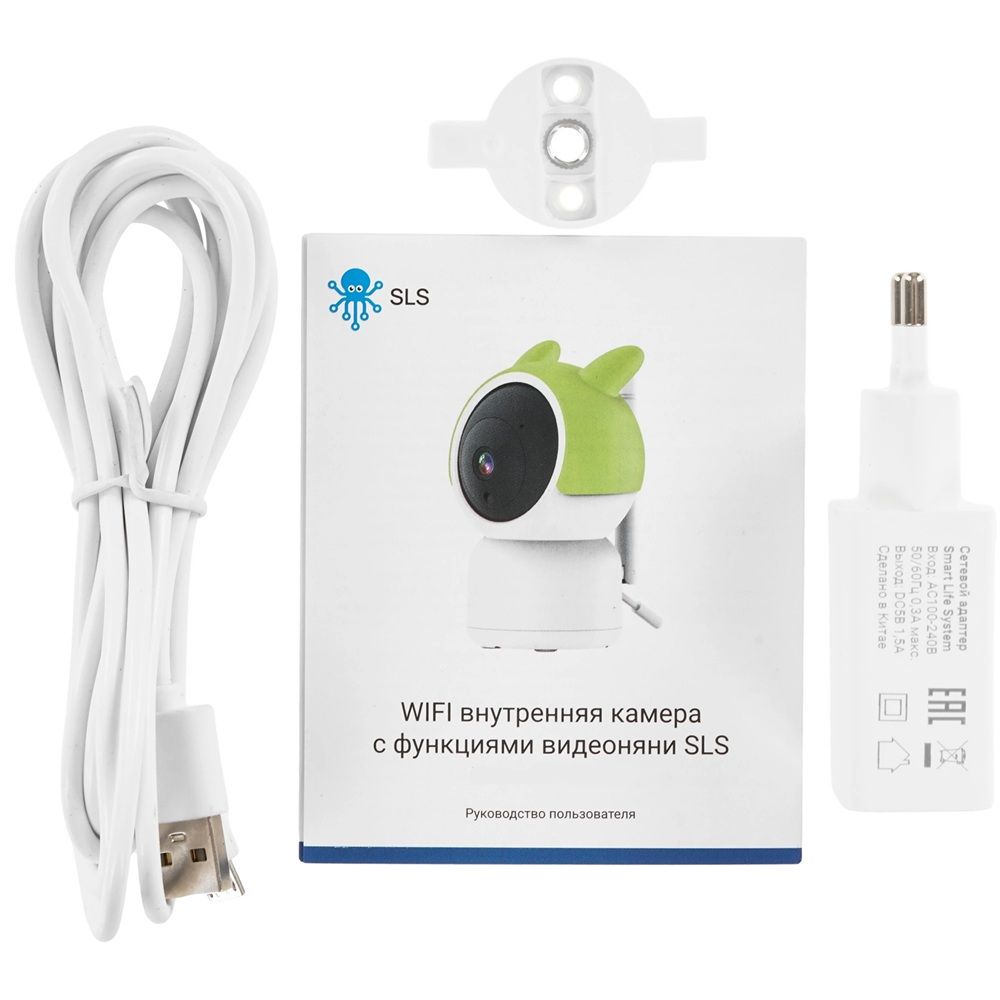 Камера видеонаблюдения видеоняня SLS SLSCAM_7 белый WiFi