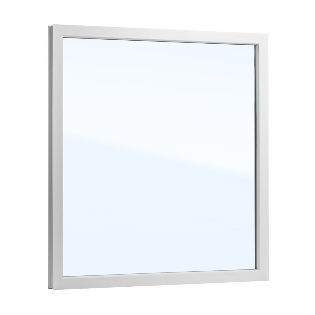 Окно ПВХ 1300х1400 мм 24 мм одностворчатое глухое 1 камера