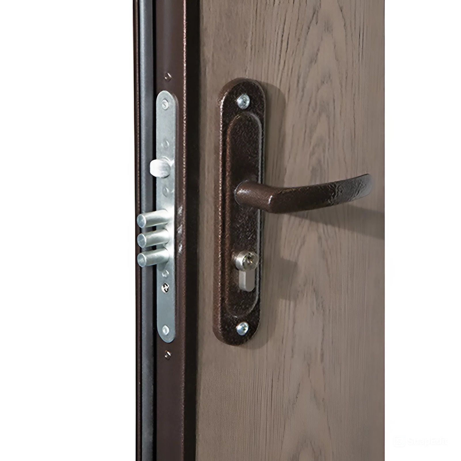 Дверь металл Спец Pro антик медь Сонома 960х2060 мм L