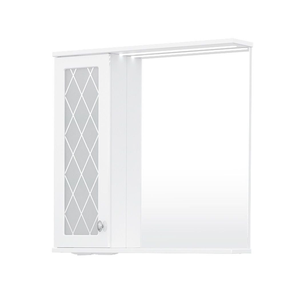 Зеркало Volna Milena 700х700 мм левое