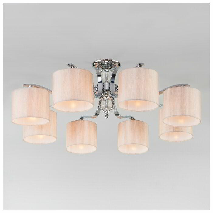 Люстра 60111/8 EUROSVET хром Е14