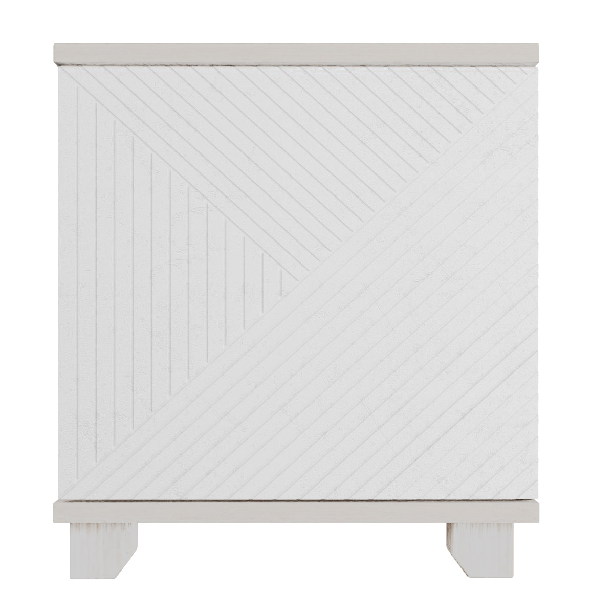 Тумба прикроватная Копенгаген со створкой 400х400х450 мм Дуб сонома/Белый