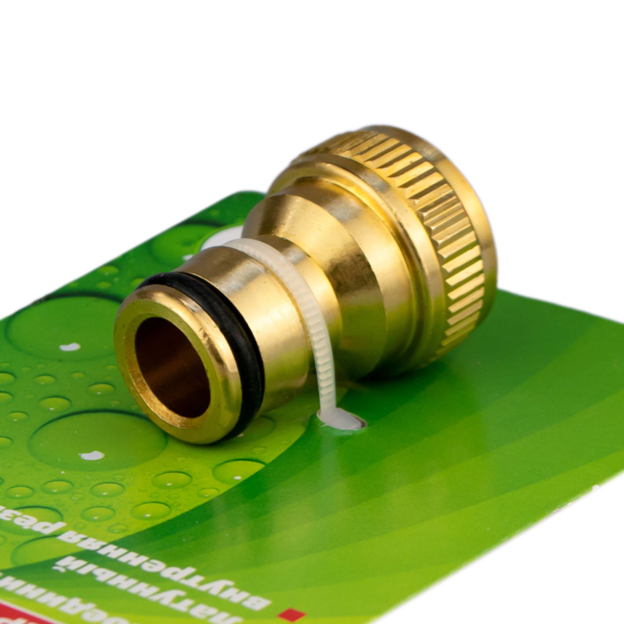 Адаптер внутренняя резьба 1/2" латунный Palisad