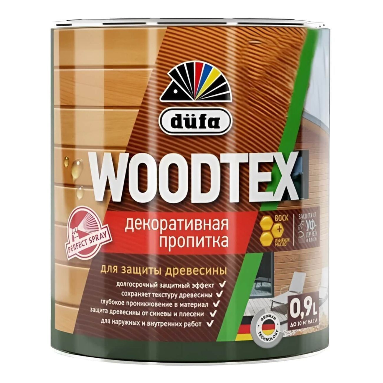 Пропитка WOOD ТEX Dufa венге 0,9 л