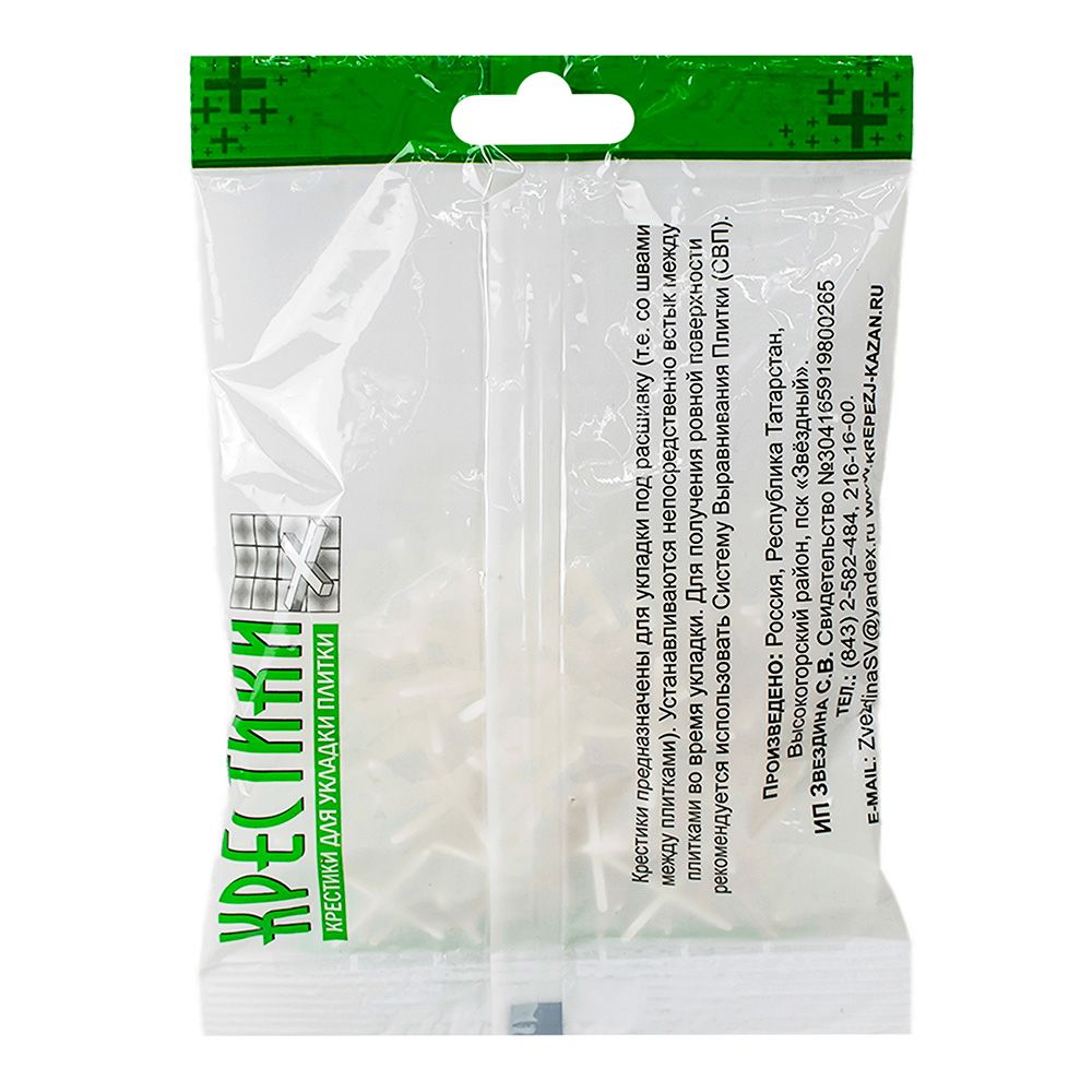 Крестики для укладки плитки 1.5мм (100шт)