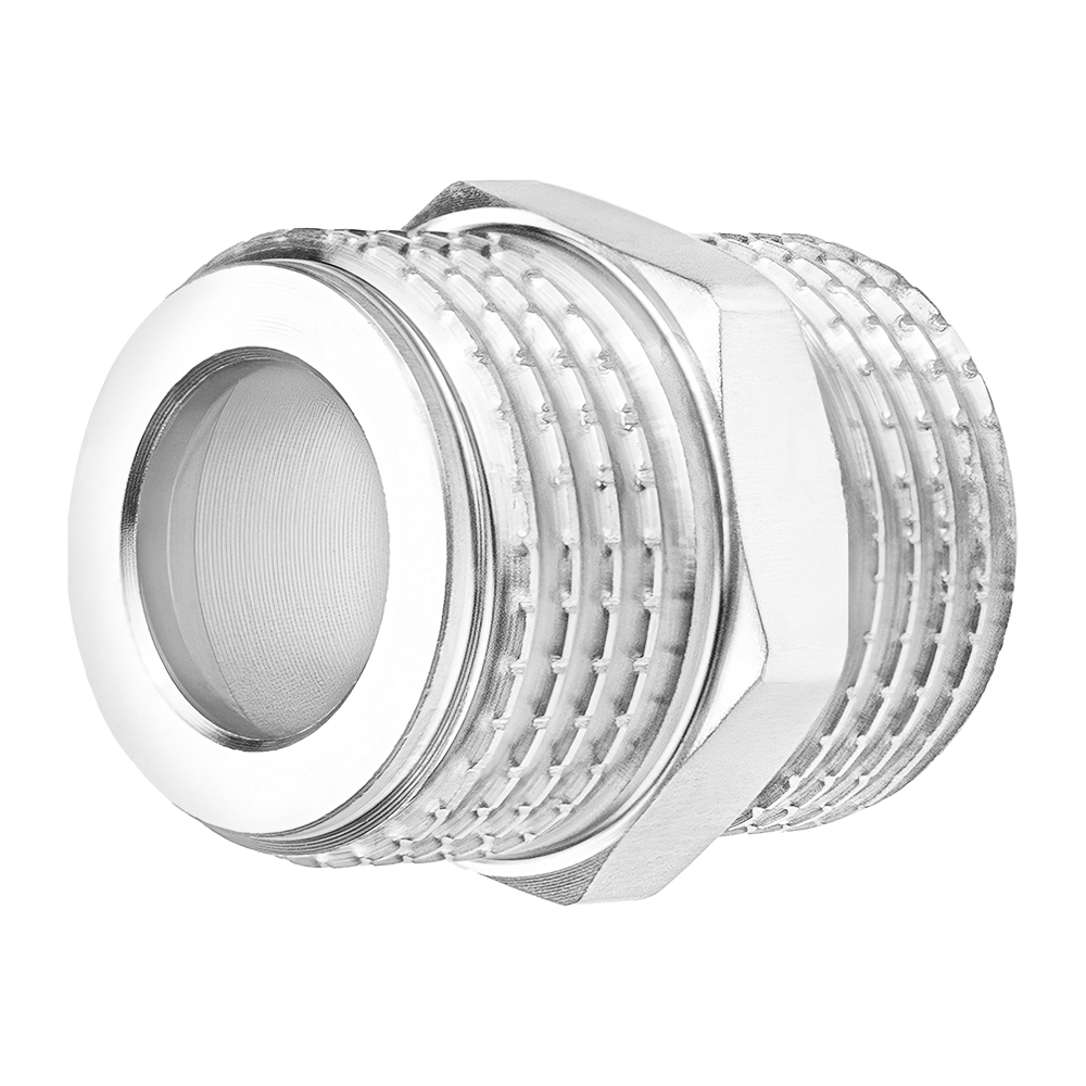 Ниппель для гибкой подводки 1/2" НР нержавеющая сталь AISI 304 MPF MP-У ИС.072870