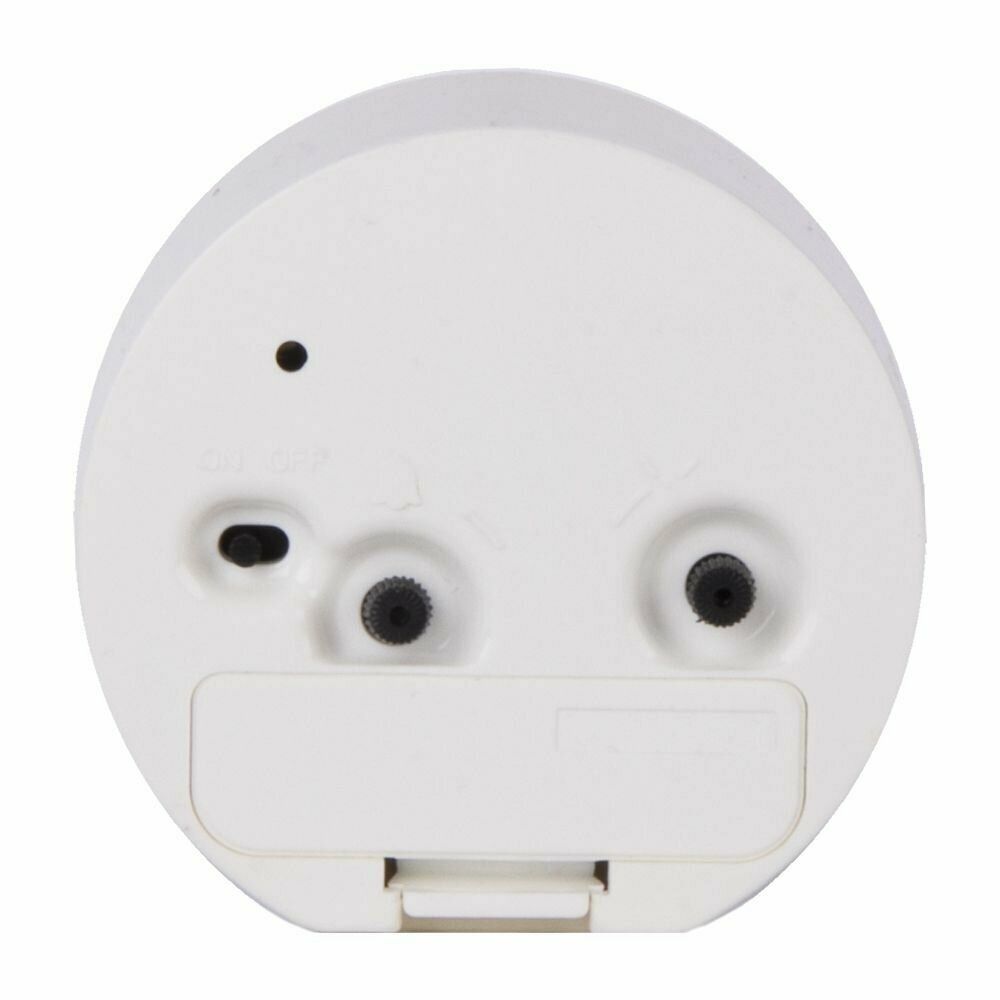 В7-011 (40) Будильник кварц, корпус белый "Эко" "Рубин"