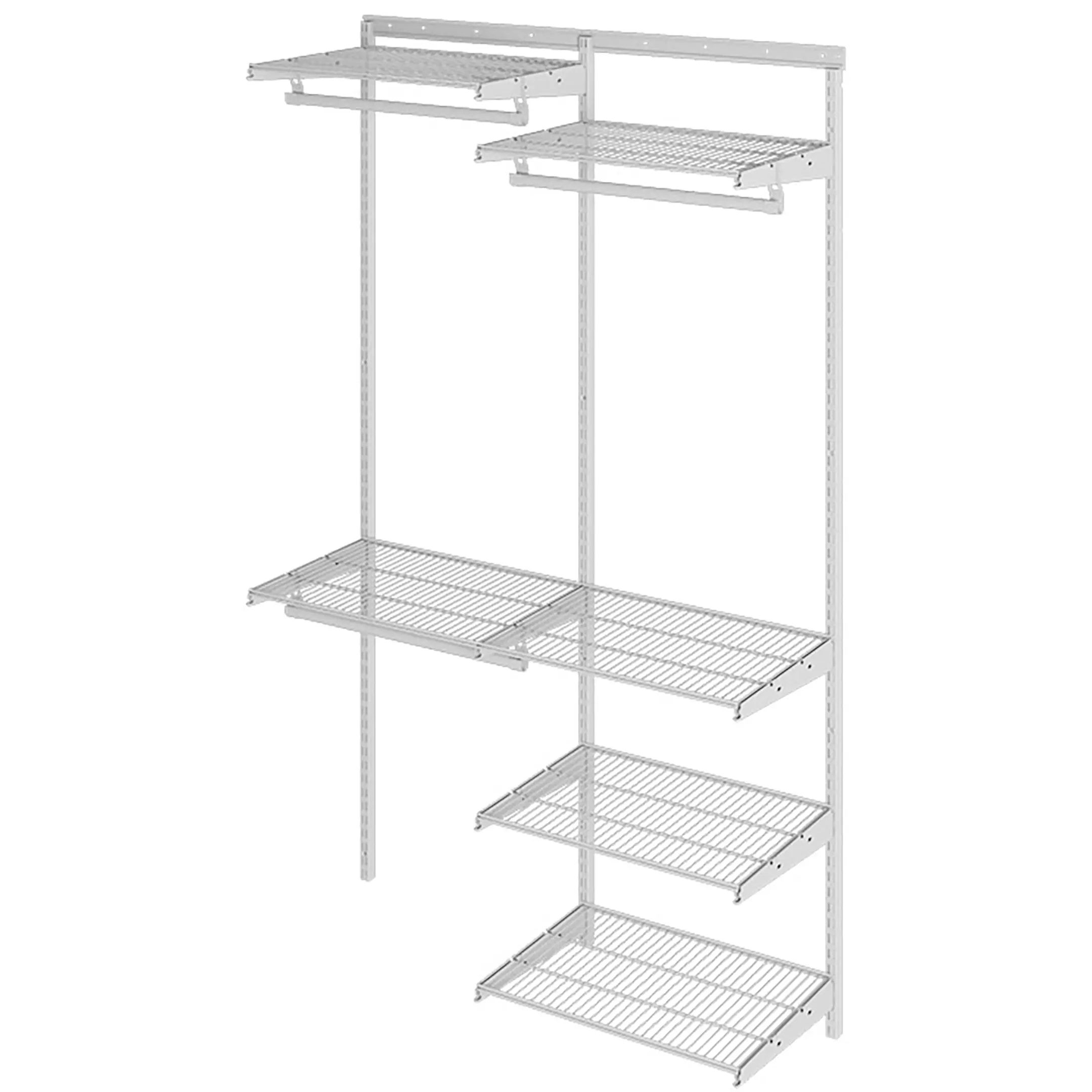 Гардеробная система Практик Home Optima G120 1300х2050х450 мм белая