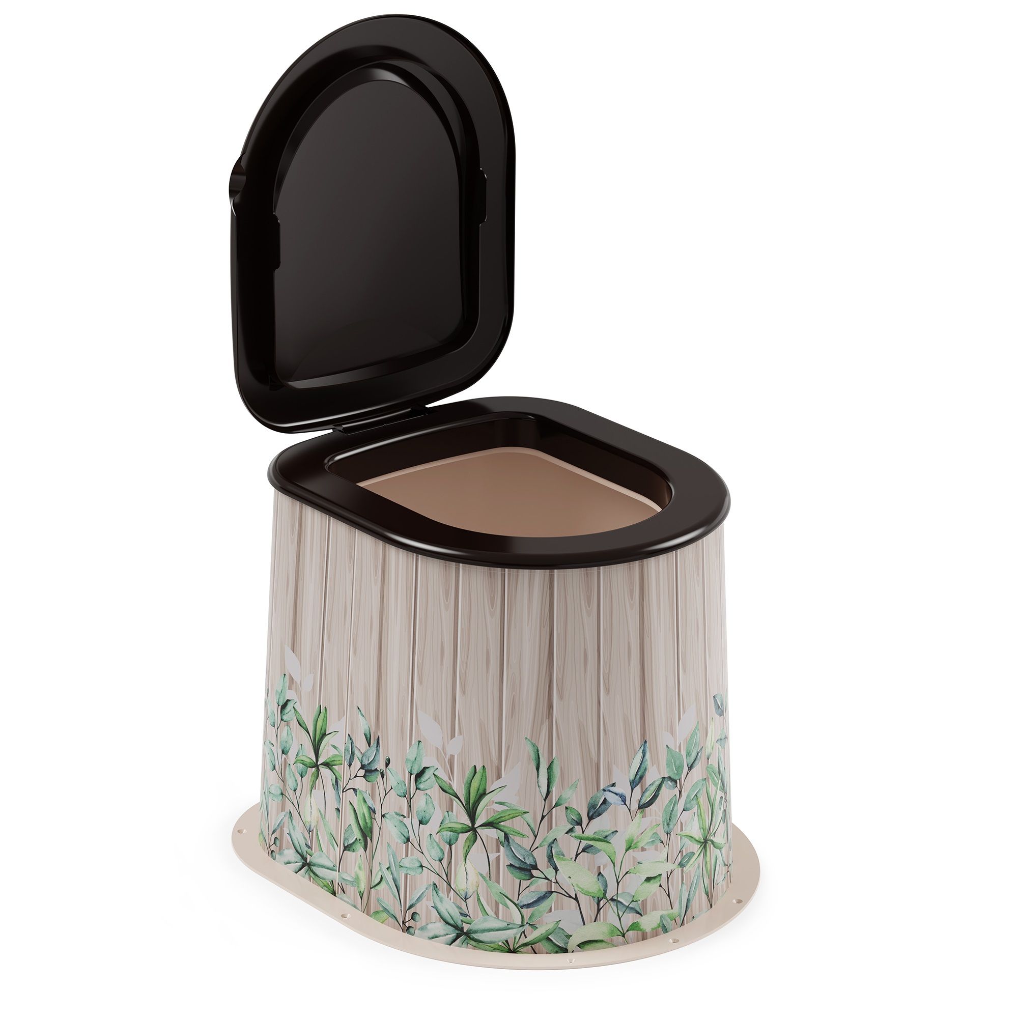 Туалет дачный летний день