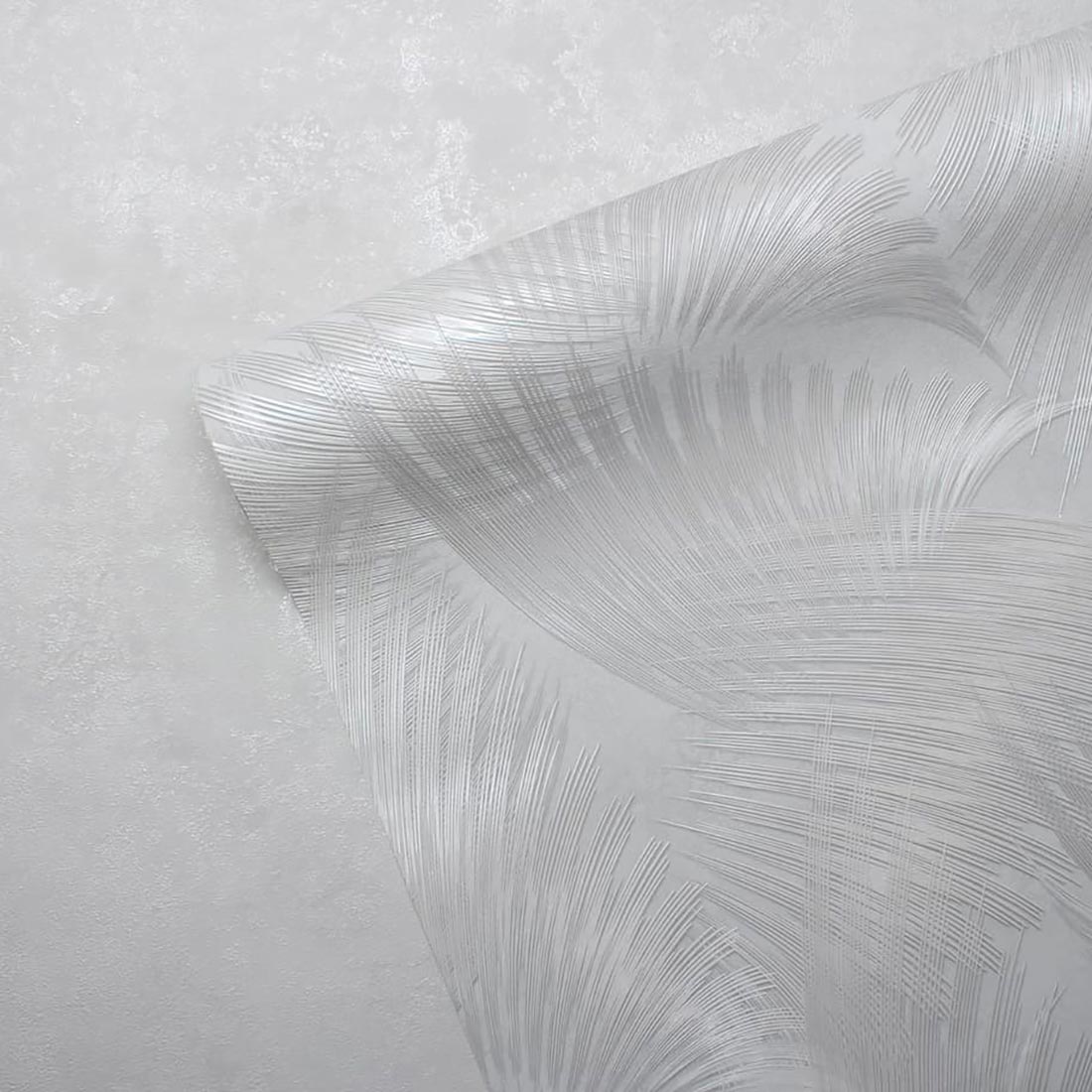 Обои 283727 Ateliero 1,06х10 м Polet перья серый