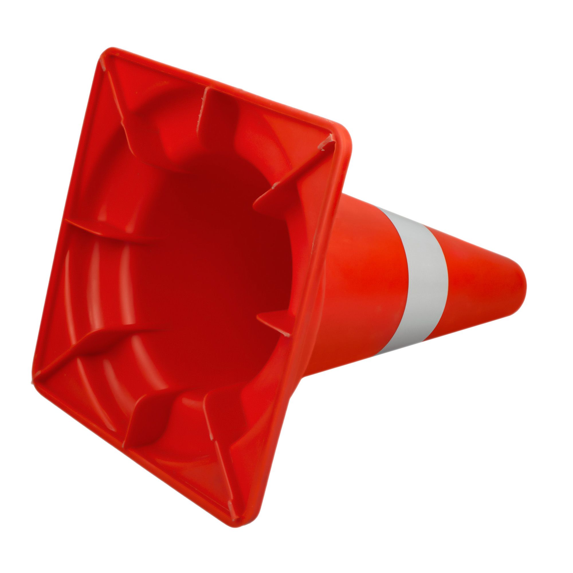 Конус дорожный мягкий 320мм 1 светоотражающая полоса AKON001