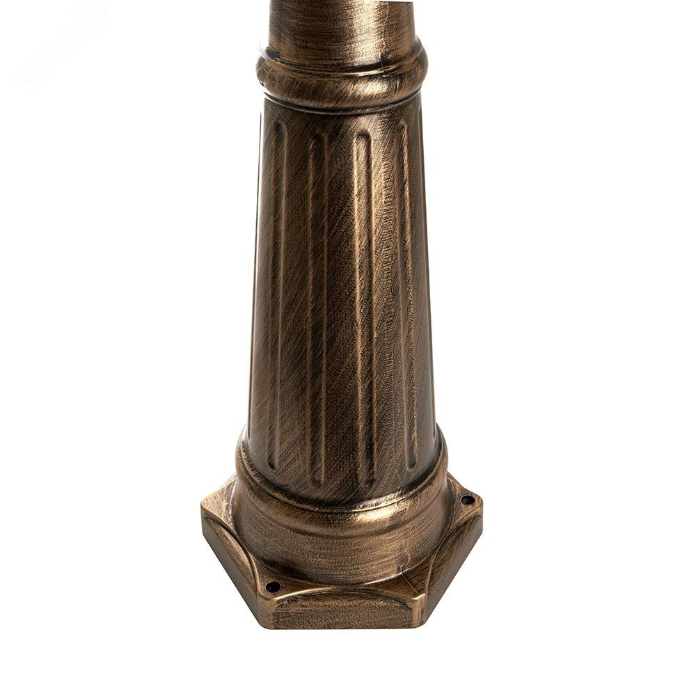 Светильник НТУ-2х60W столб-2 м Е27 IP44 черное золото Feron