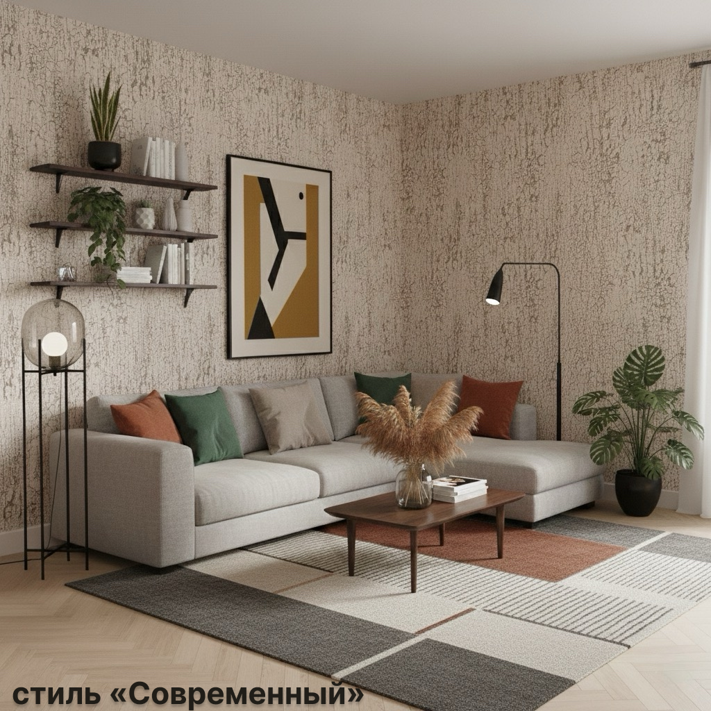 Обои Green Walls Кора С40 4116 03 дуб розовое золото абстракция 1,06х10,05 м