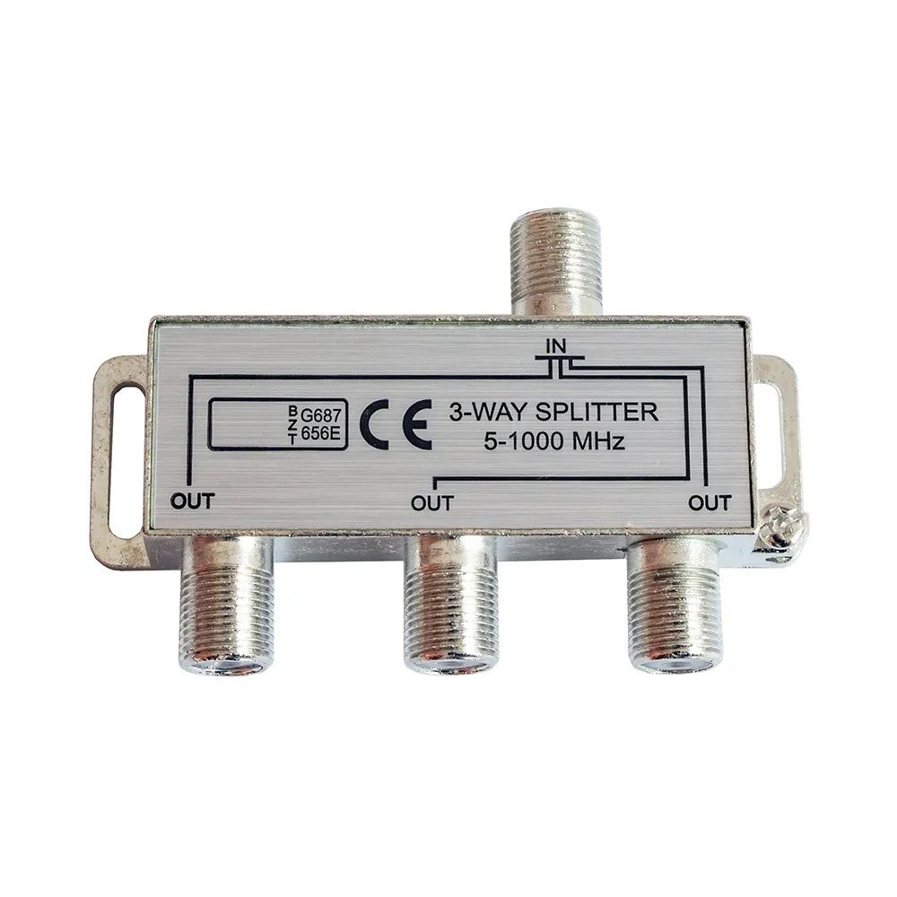 Разветвитель телевизионный на 3 TV Dori 5-1000 MHz на F эконом блистер