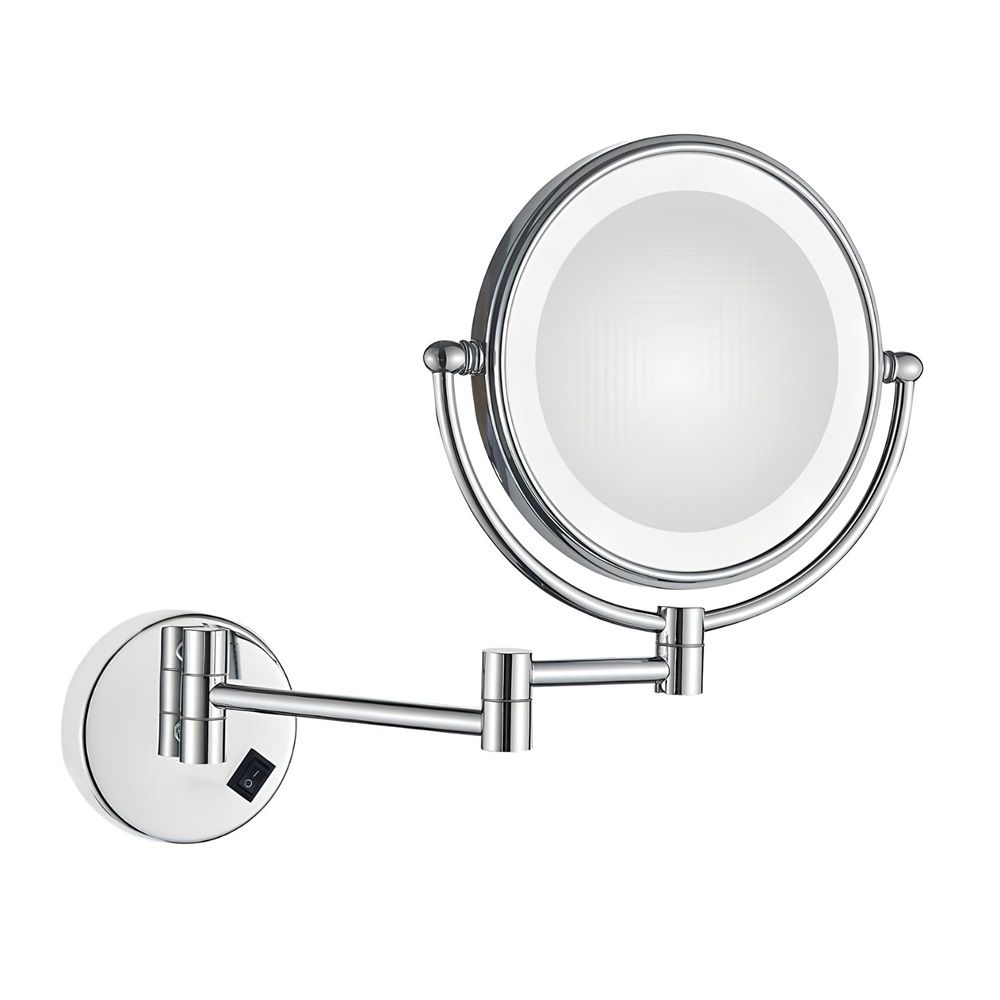 Зеркало с подстветкой увеличительное L6508D d200 мм