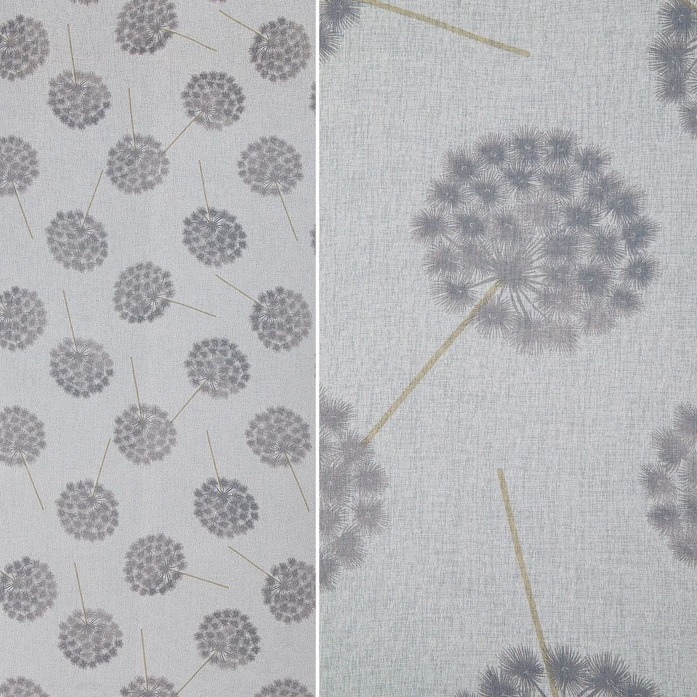 Ткань для штор Лен печать JL P609F-01/280 LPech ut серый