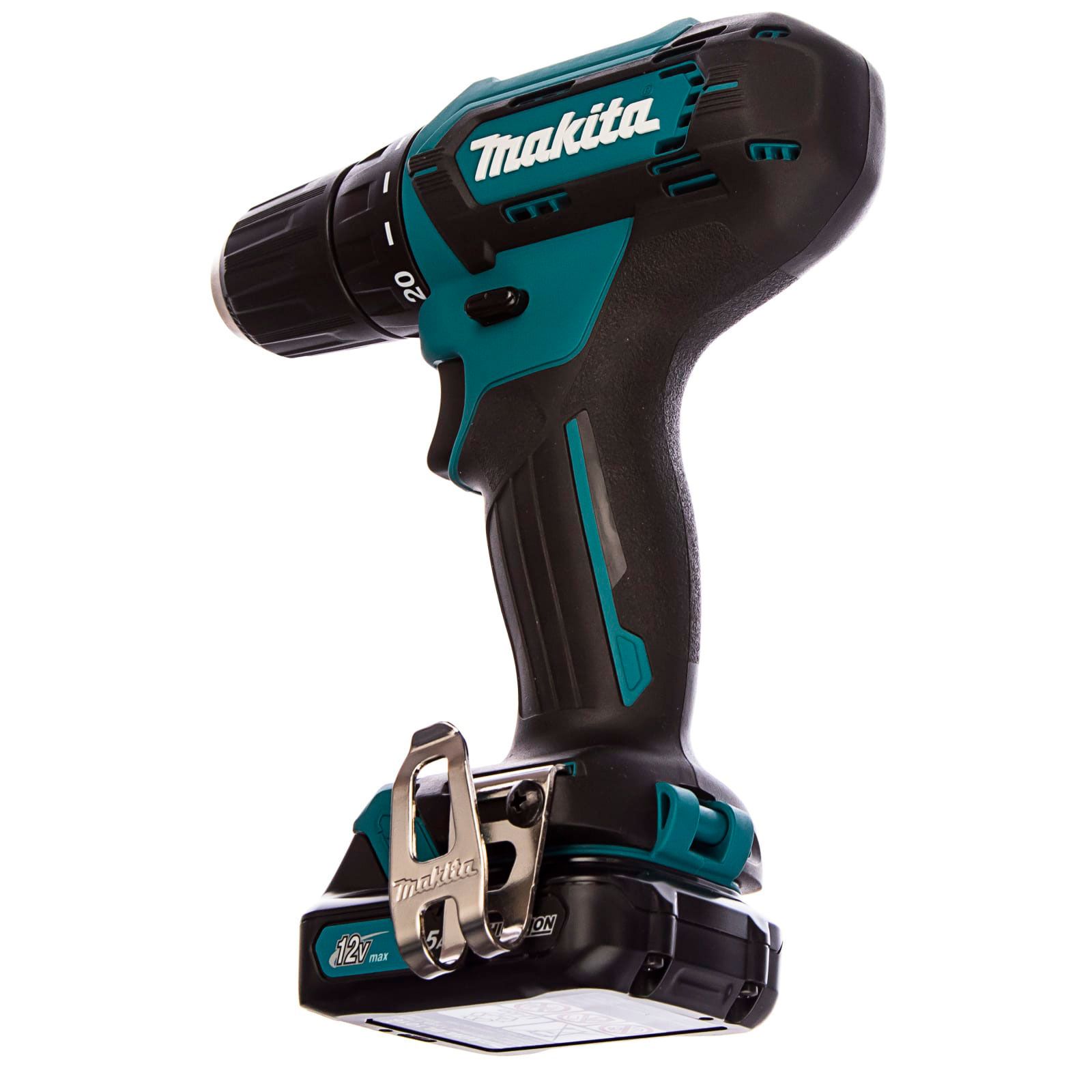 Дрель-шуруповерт аккумуляторная Makita DF333DWYE4 10,8В 2х1,5Ач 30 Нм