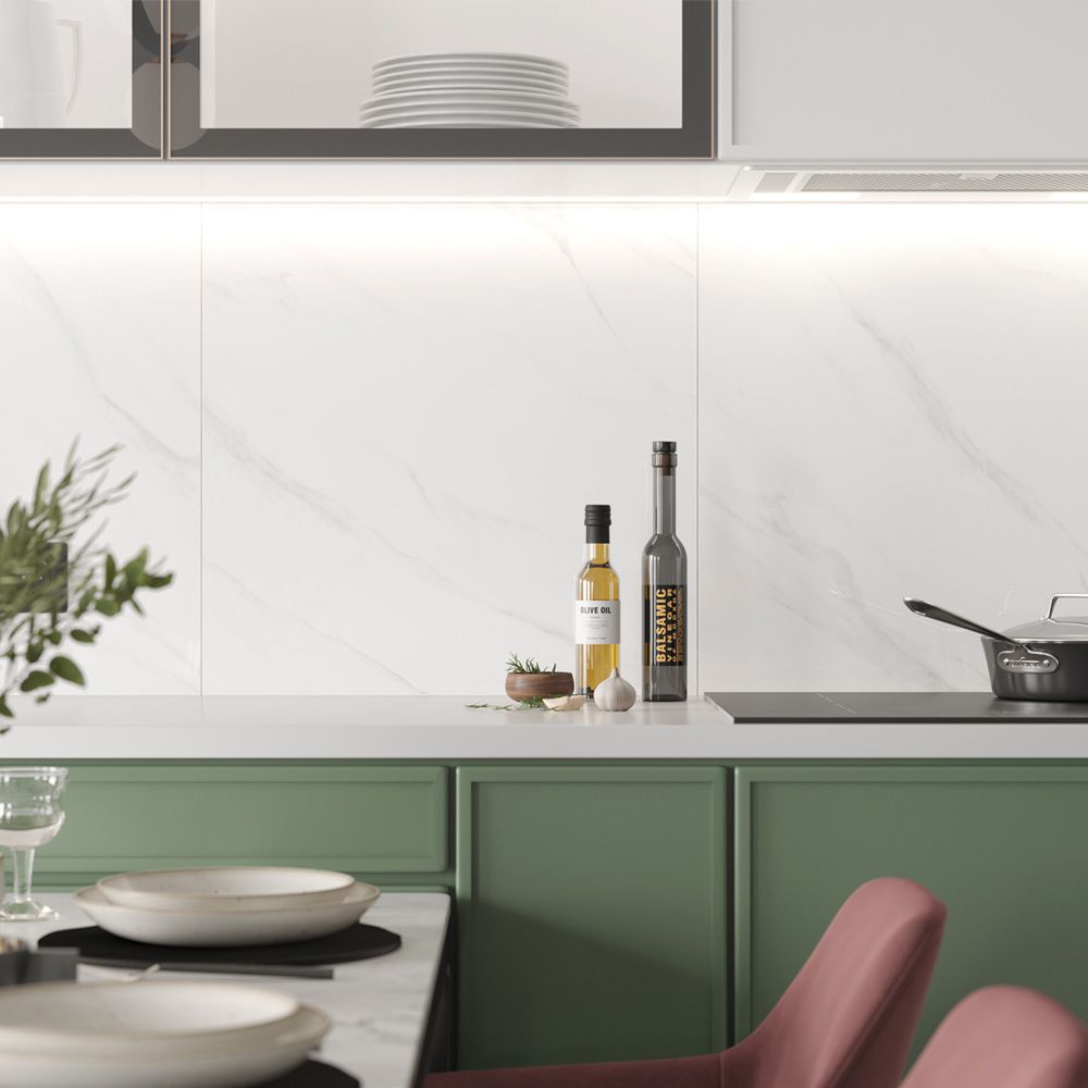 Керамогранит Laparet Swizer White 60х120 см белый полированный 1,44 м2