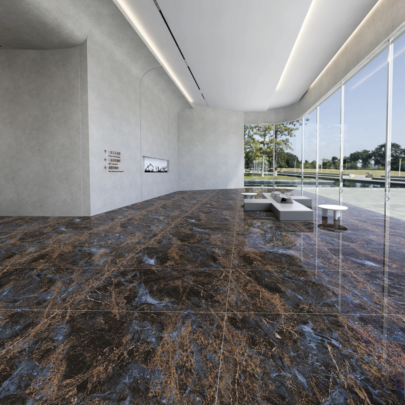 Керамогранит Realistik Damask Polished 600x1200 мм 9,5 мм 1,44 м2