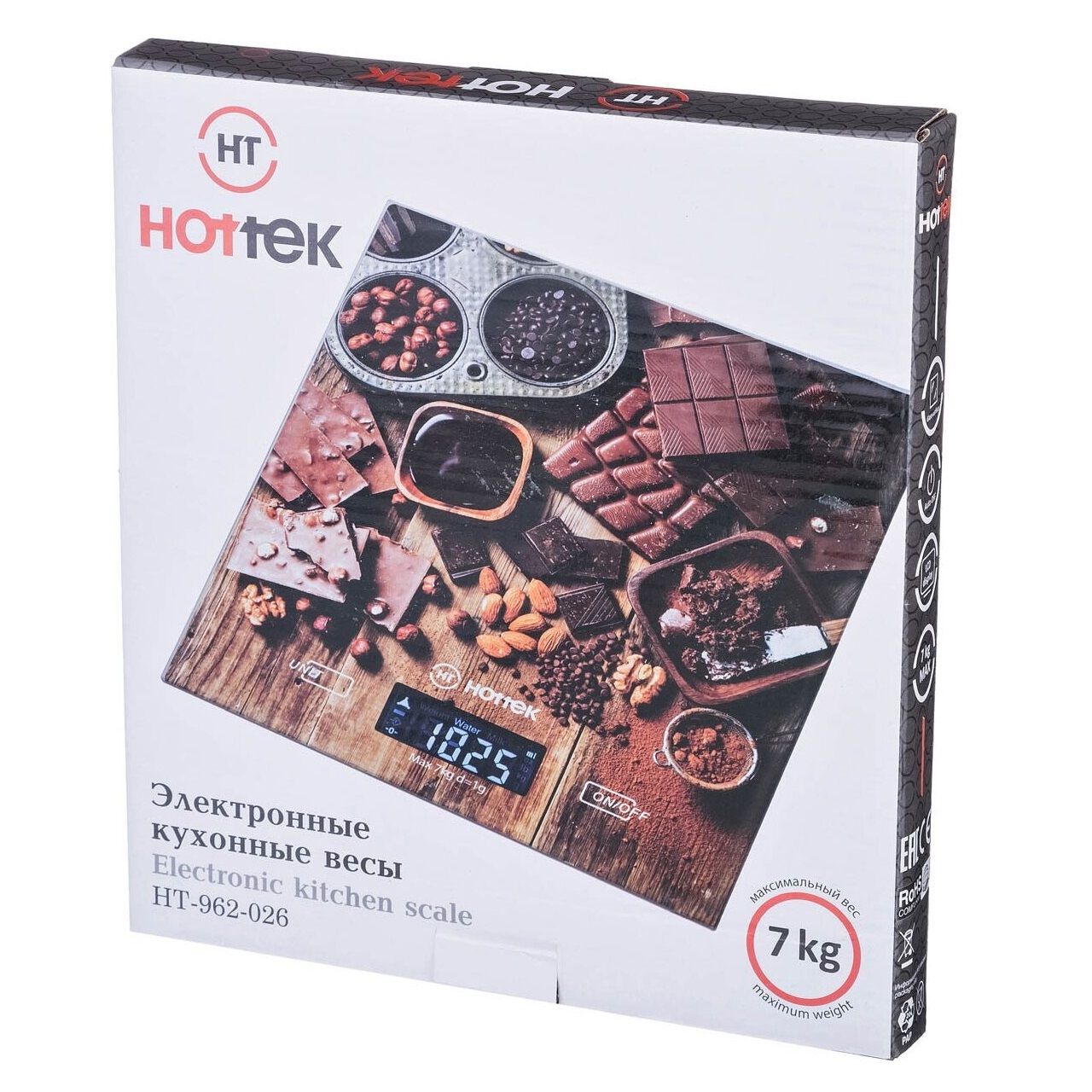 Весы кухонные электронные Hottek HT-962-026 7 кг