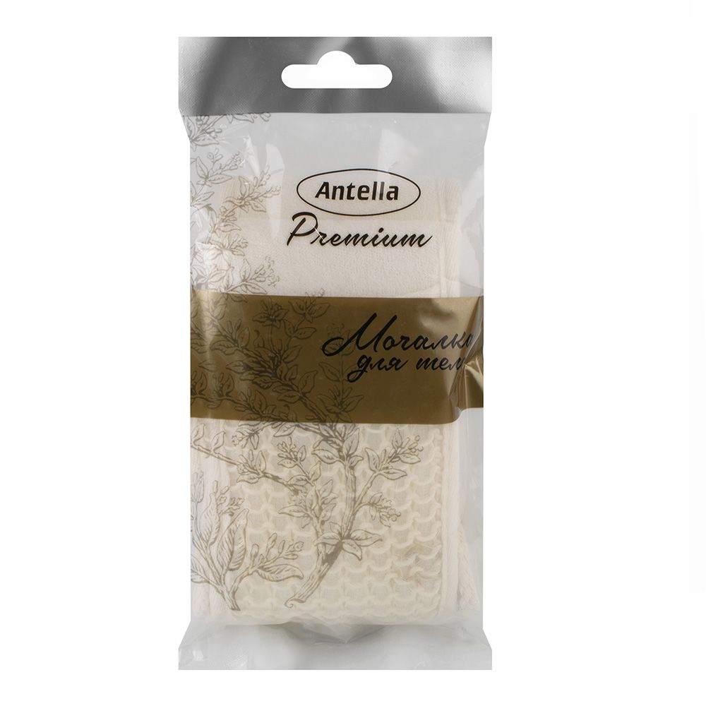 Мочалка банная из сизаля 10х80 см Antella Premium