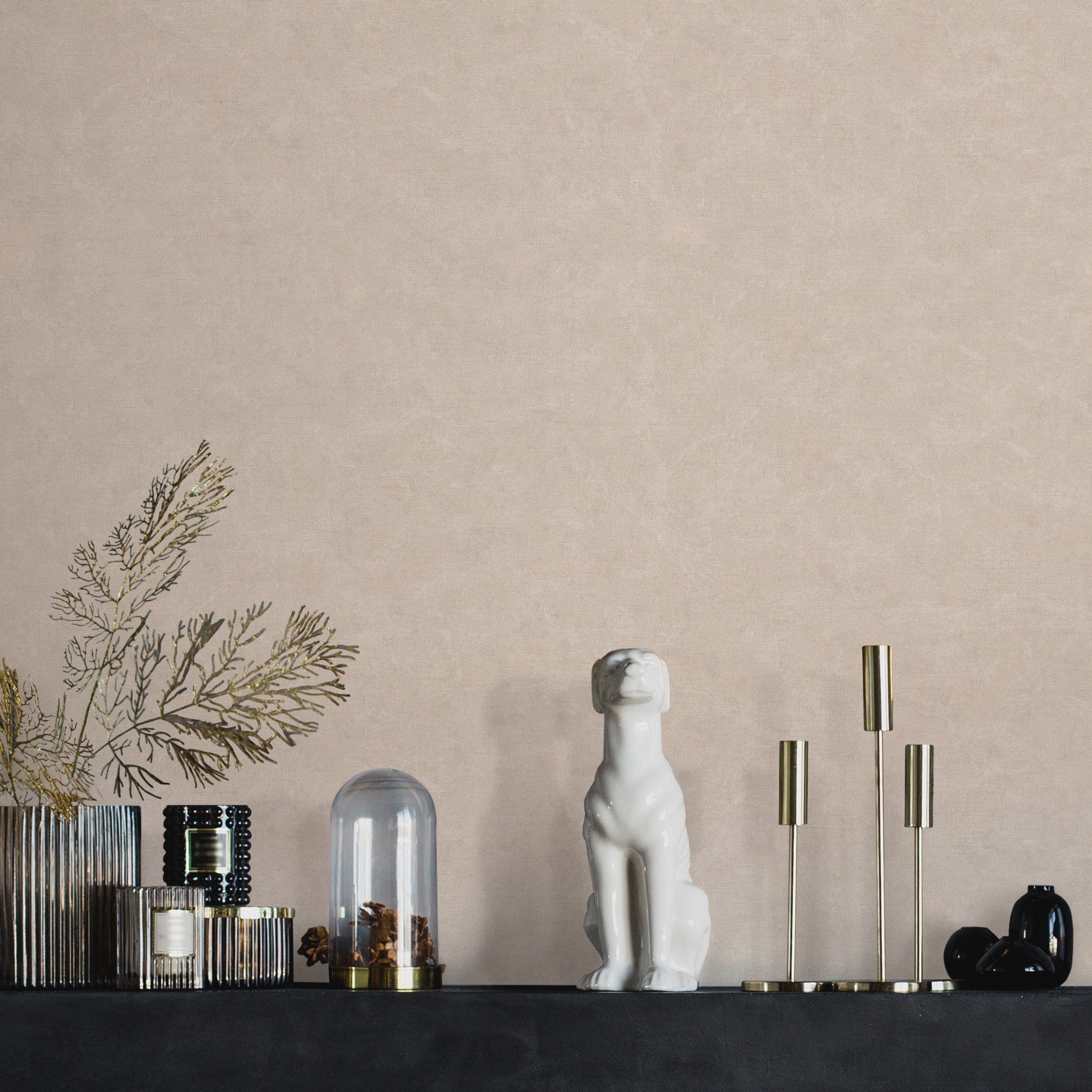 Обои Ornamy Palazzo 8089-17 бежевые штукатурка 1,06х10,05 м