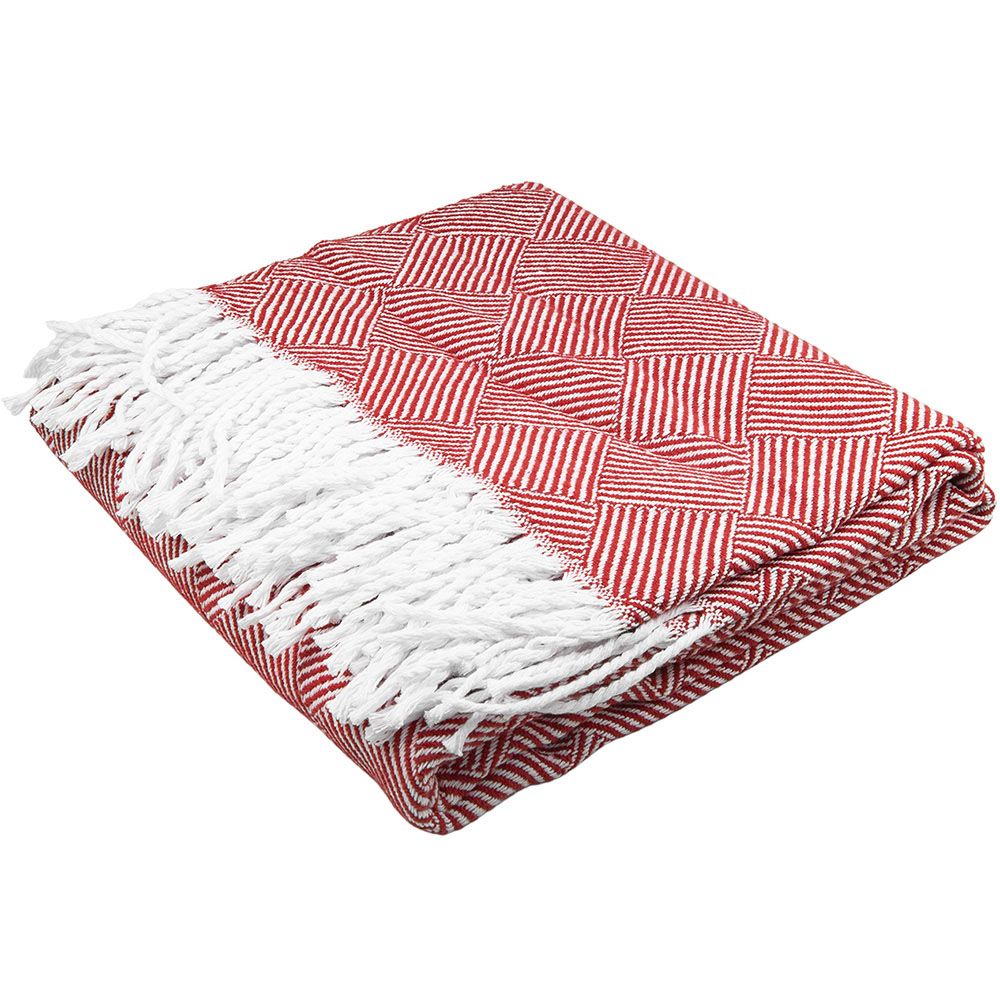 Плед Валенсия 140х200 см белый дым