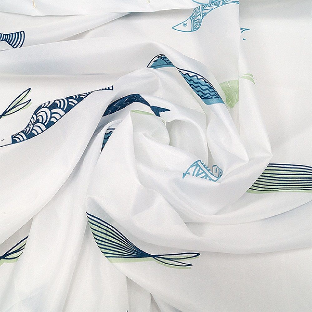 Штора для ванны 180х220 см 2227-1 Аквариум