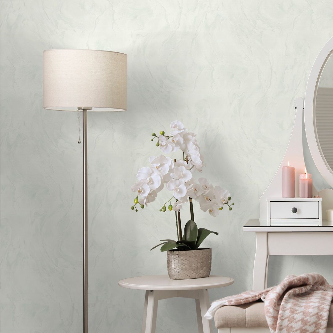 Обои Артекс Элиза 11268-04 светлые зеленые мрамор 1,06х10,05 м