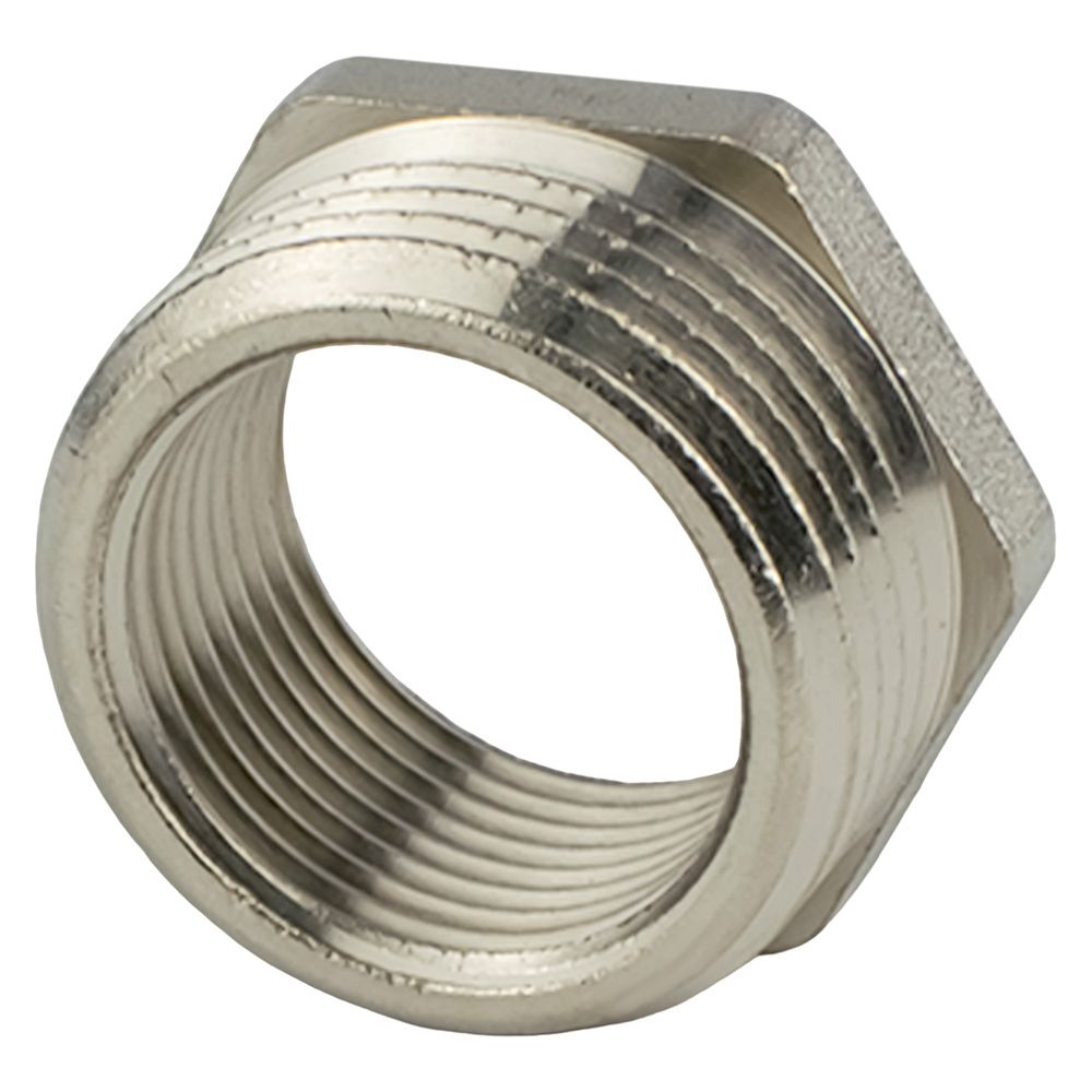 Футорка латунь никель 3/4''х1'' ВР/НР