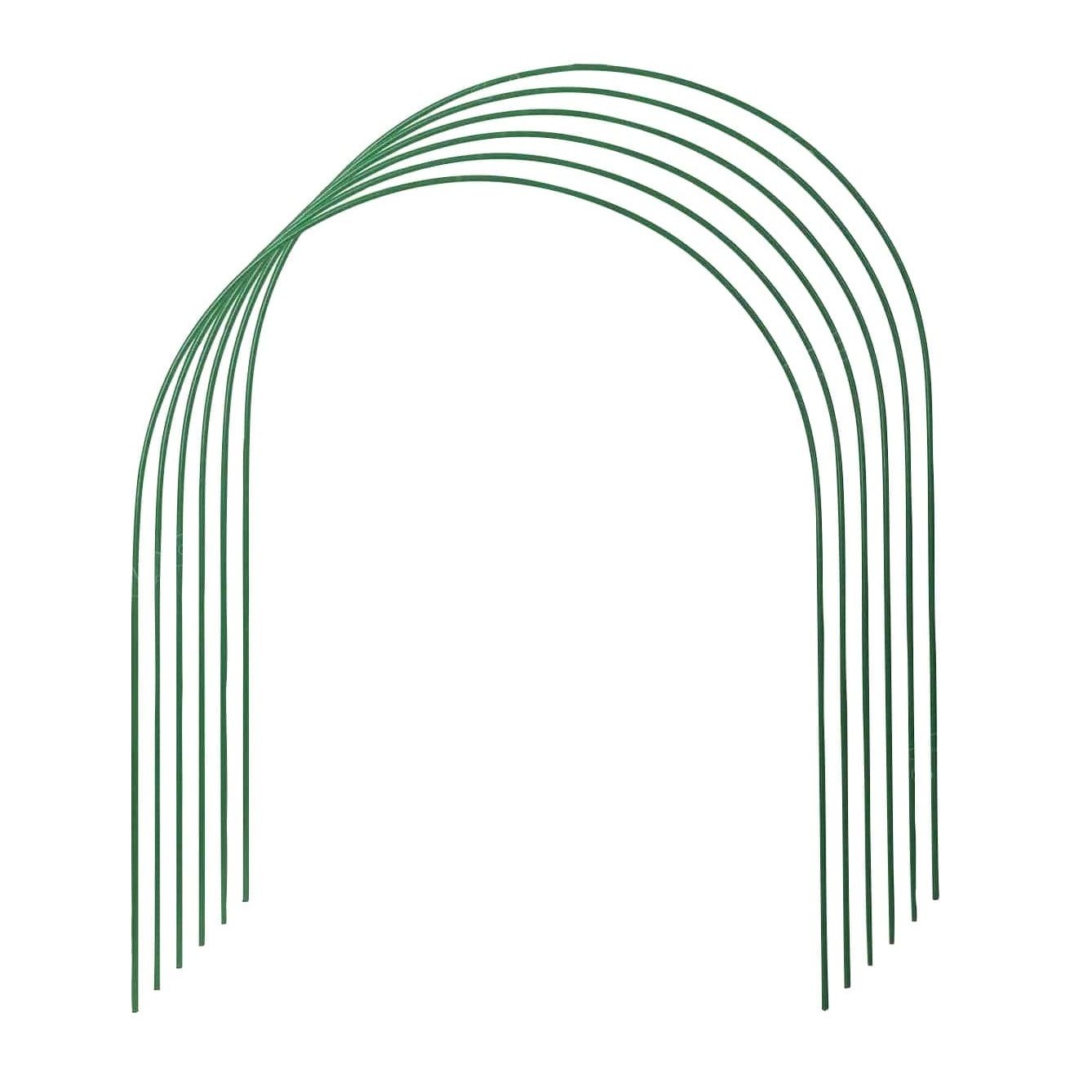 Дуги для парника металл в ПВХ 2,5 м 6 шт Садовита