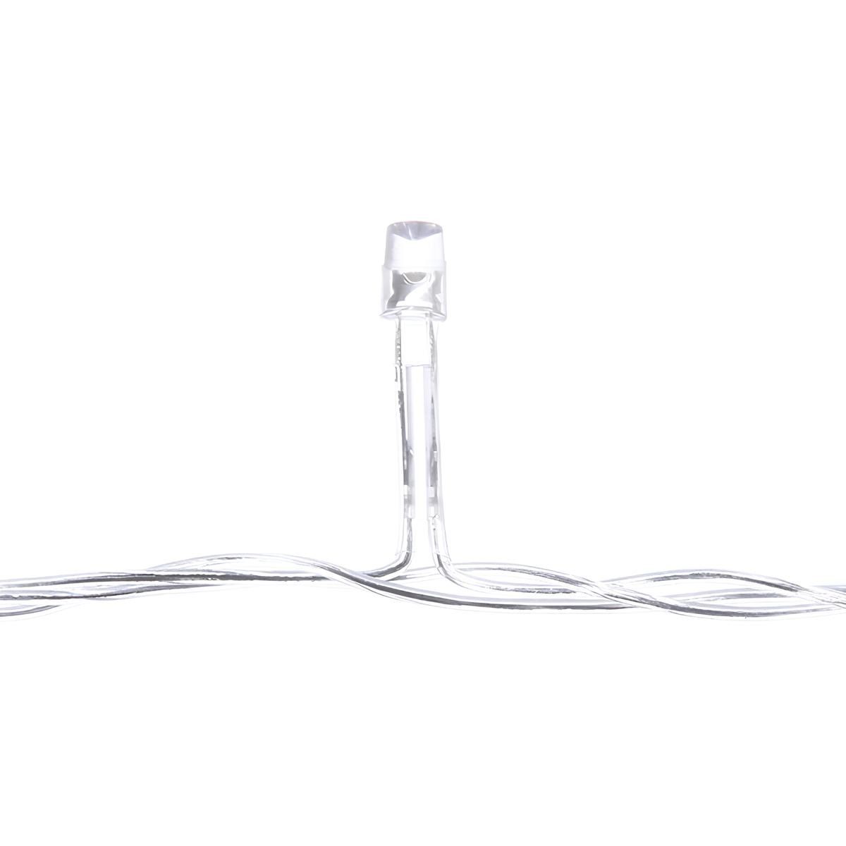 Гирлянда для дома 2,5 м 24 ламп LED 8 реж, прозр. пров, IP20, зеленый