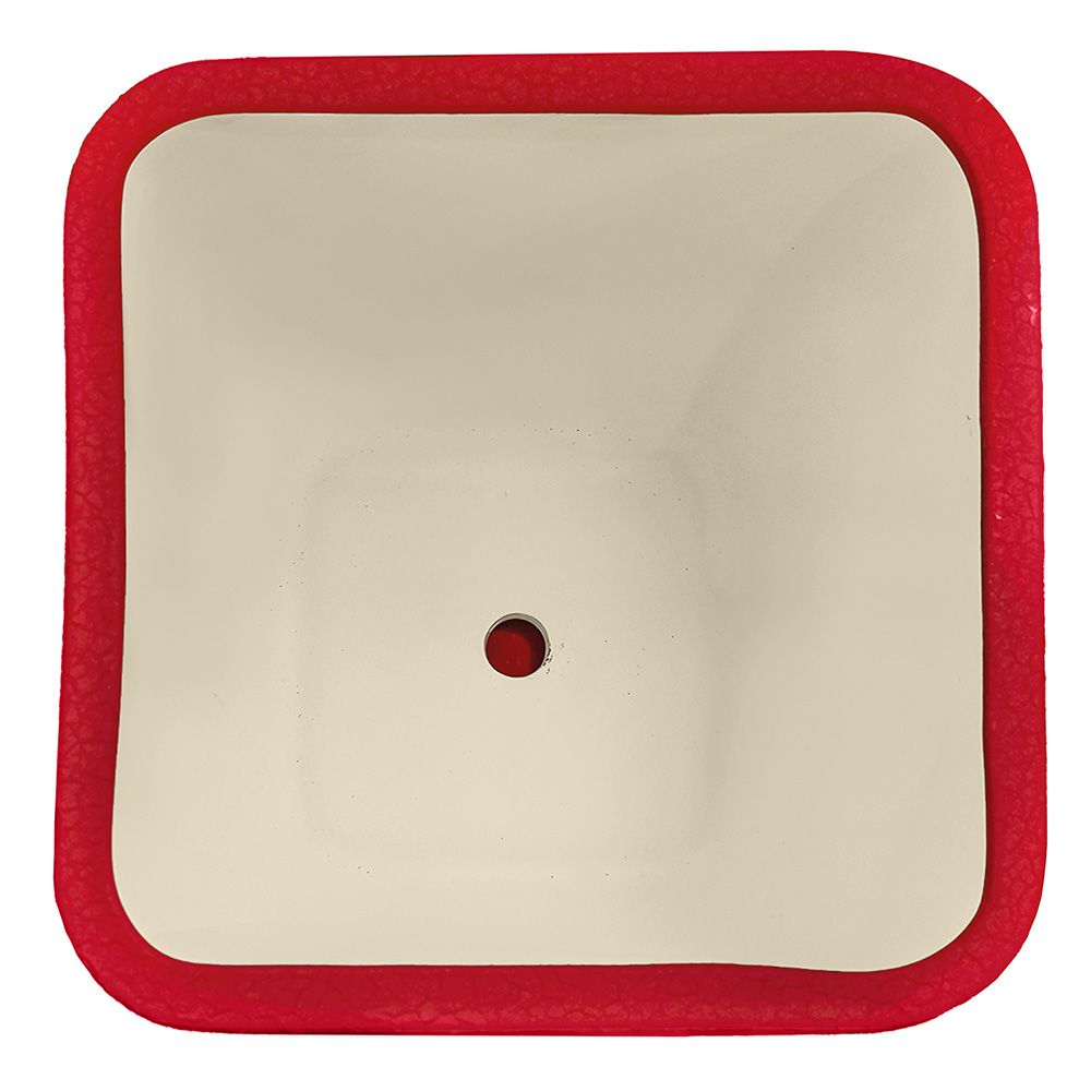 Горшок цветочный Ноктюрн шелк красный 4,8 л